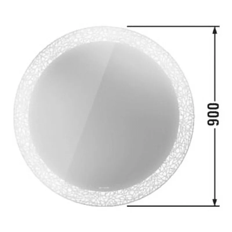 Okrągłe lustro z oznaczeniem średnicy 900 mm, Duravit