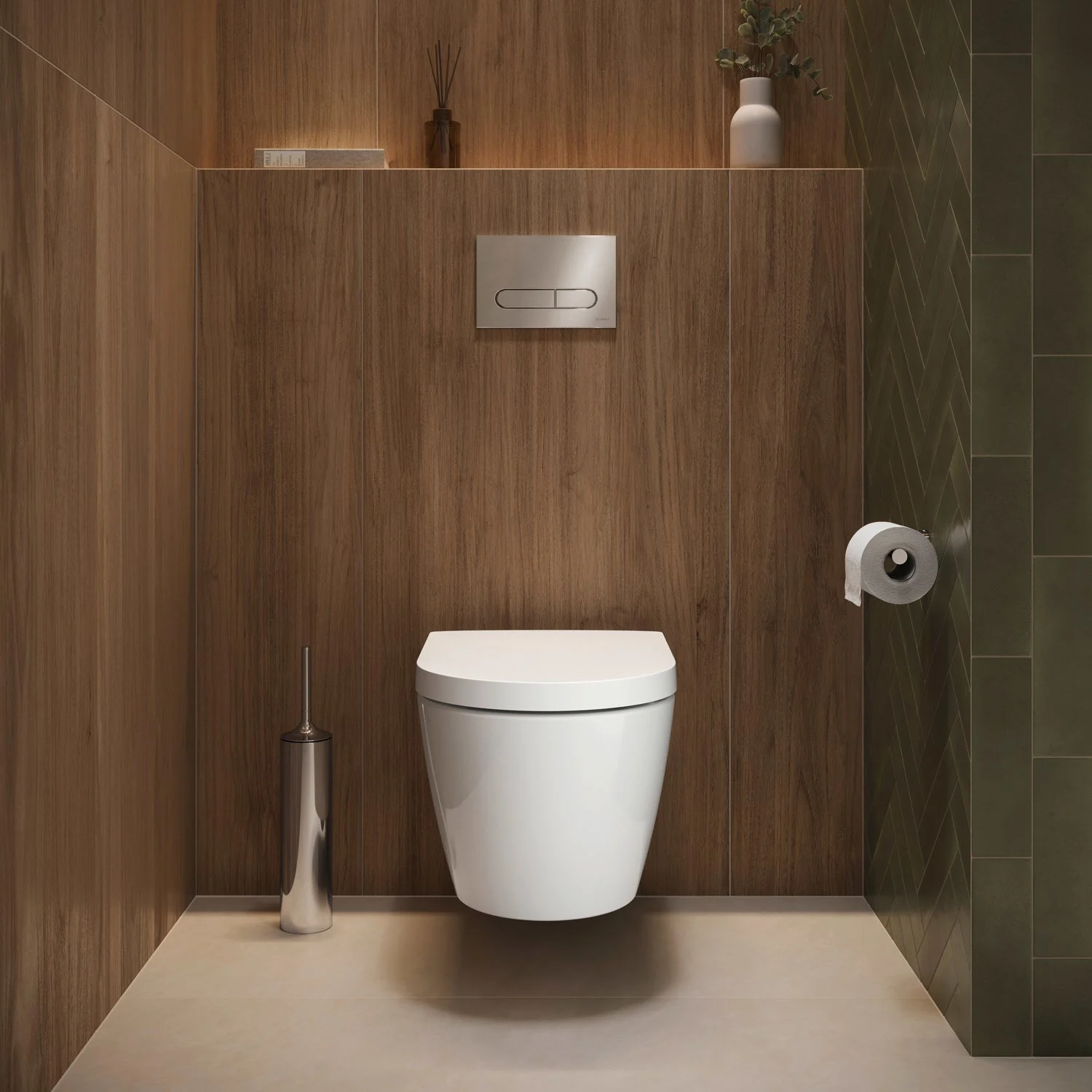 Nowoczesna toaleta w stylowej łazience, Duravit