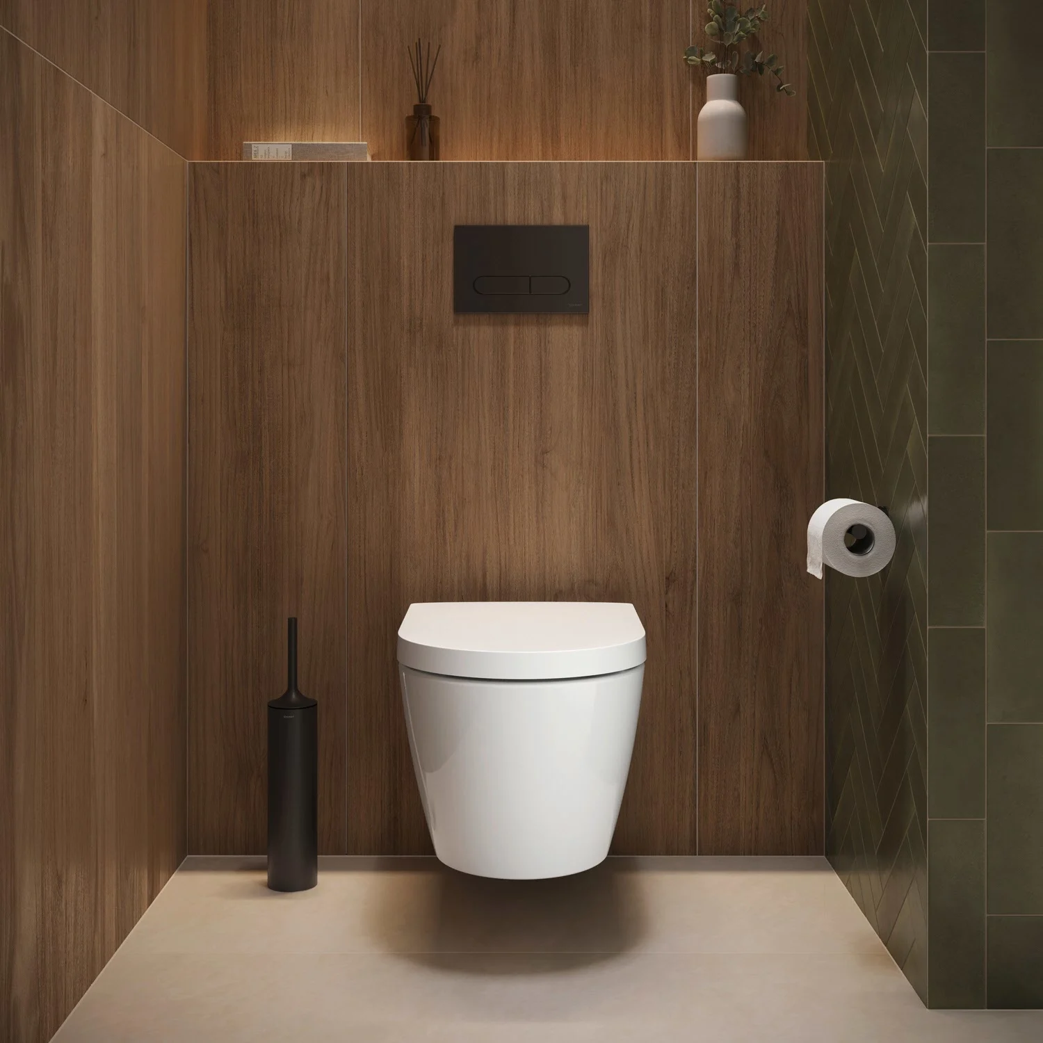 Nowoczesna toaleta w stylowej łazience, Duravit