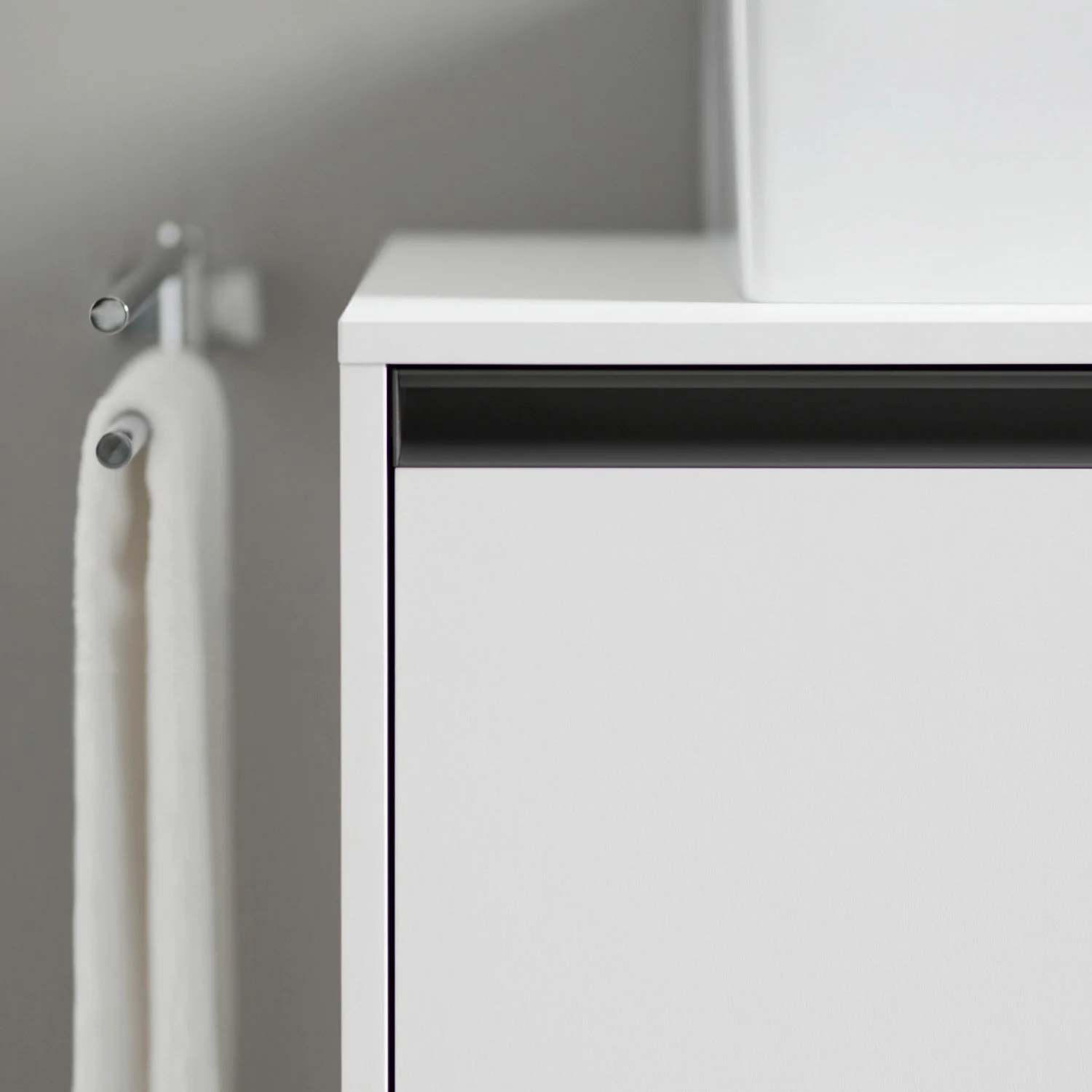 Duravit Ketho.2 Konsolenwaschtischunterbau wandhängend, 2 Auszüge, 80 cm Bild 3