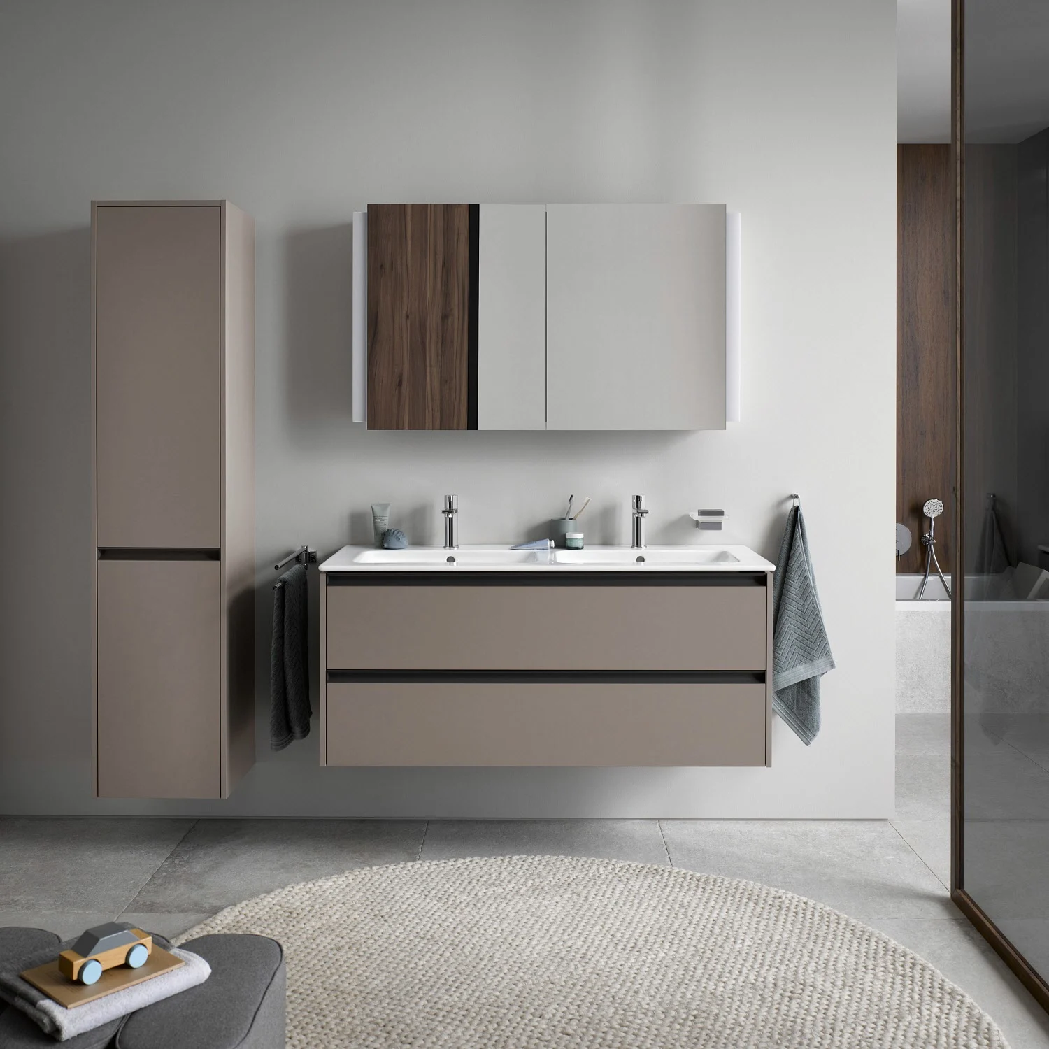 Łazienka z meblami Duravit Ketho 2, Duravit