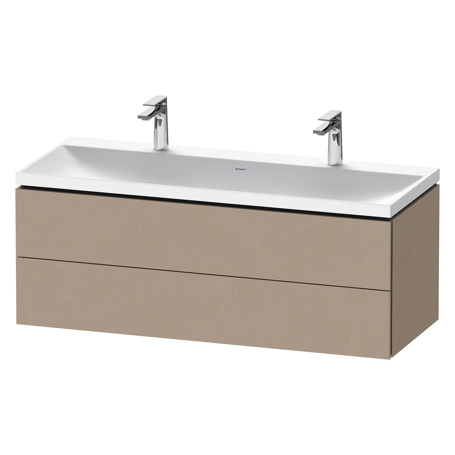 Umywalka z dwiema szufladami w kolorze taupe, Duravit