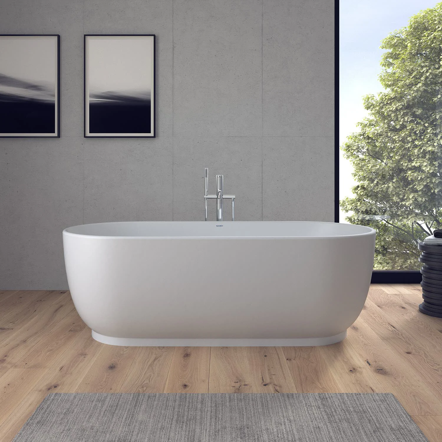 Duravit Luv Badewanne freistehend 160 x 75 cm, mit Überlauf Bild 12