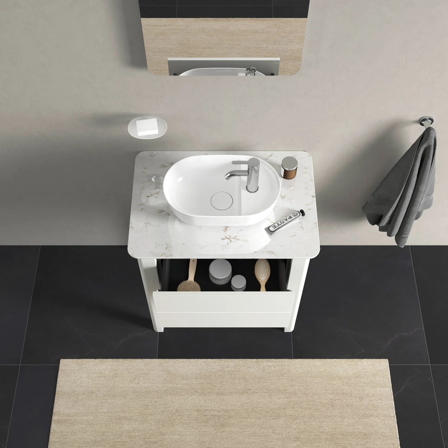 Duravit Luv Waschtischunterbau für Konsole stehend 63,8 x 74,3 cm Bild 6