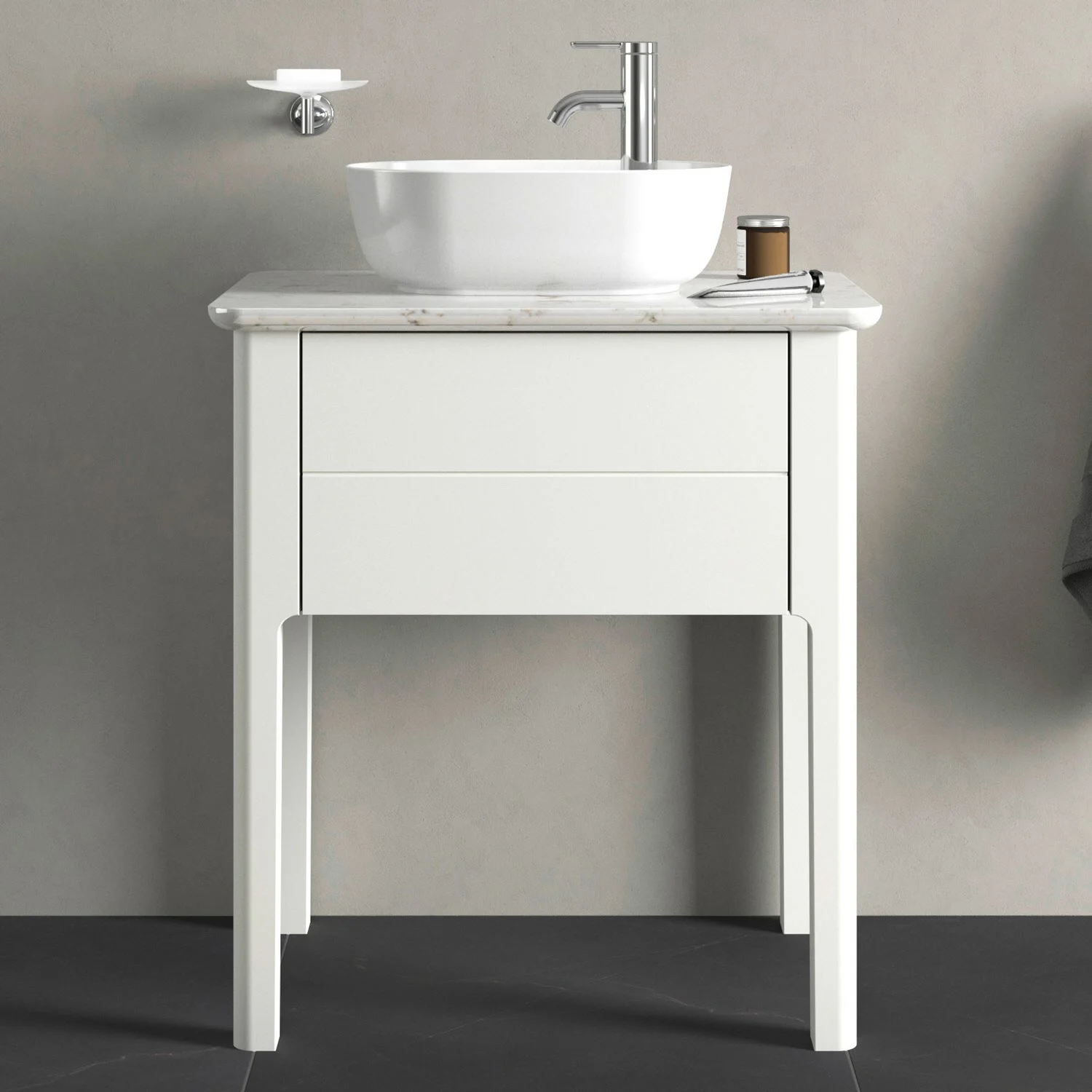 Duravit Luv Waschtischunterbau für Konsole stehend 63,8 x 74,3 cm