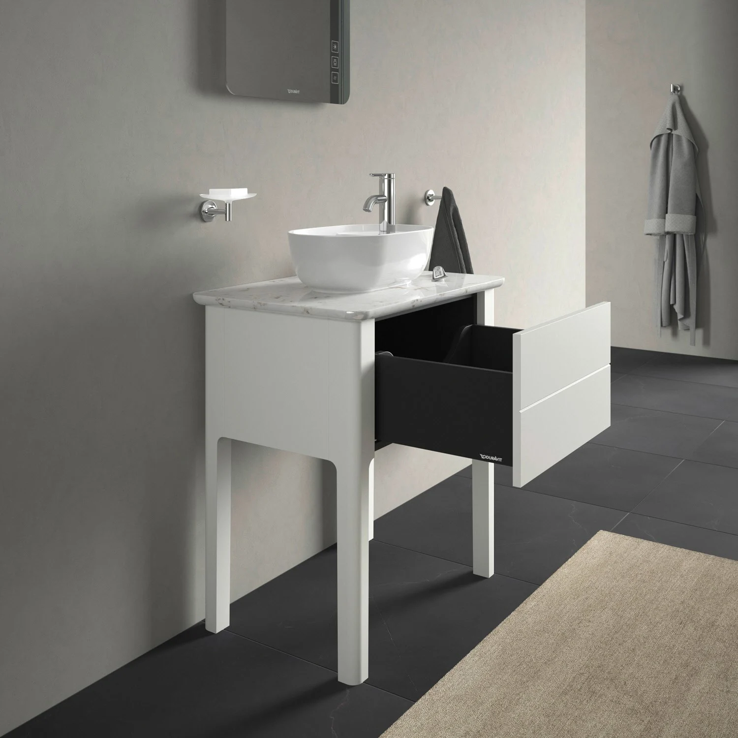 Duravit Luv Waschtischunterbau für Konsole stehend 63,8 x 74,3 cm Bild 4