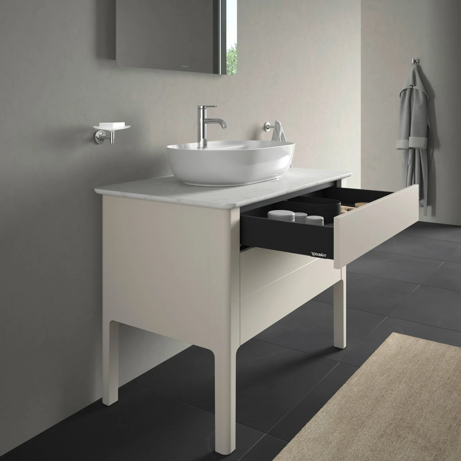 Duravit Luv Waschtischunterbau für Konsole stehend 93,8 x 74,3 cm Bild 4