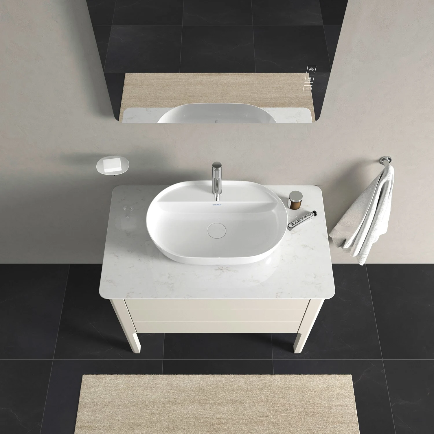 Duravit Luv Waschtischunterbau für Konsole stehend 93,8 x 74,3 cm Bild 7