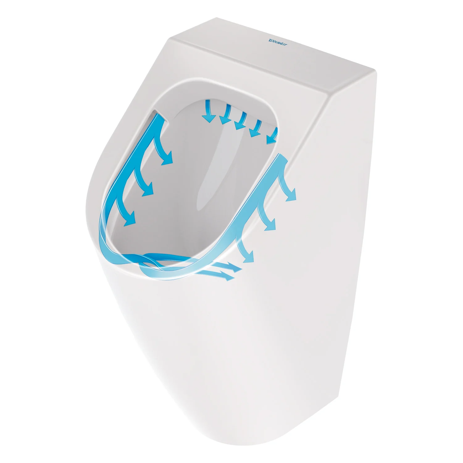 Duravit ME by Starck Urinal Rimless 0,5 L für Deckel HYG Bild 2