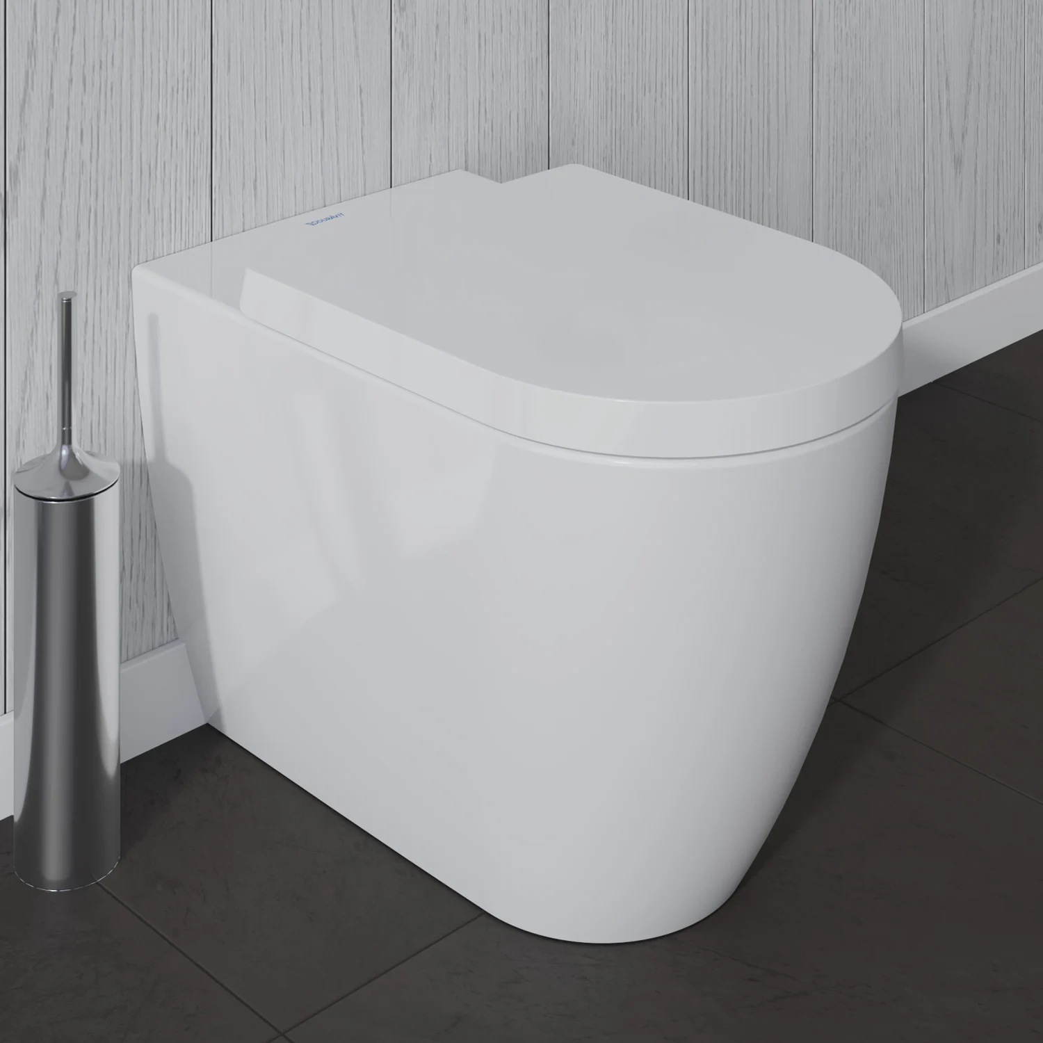 Biała toaleta w stylowej łazience, Duravit