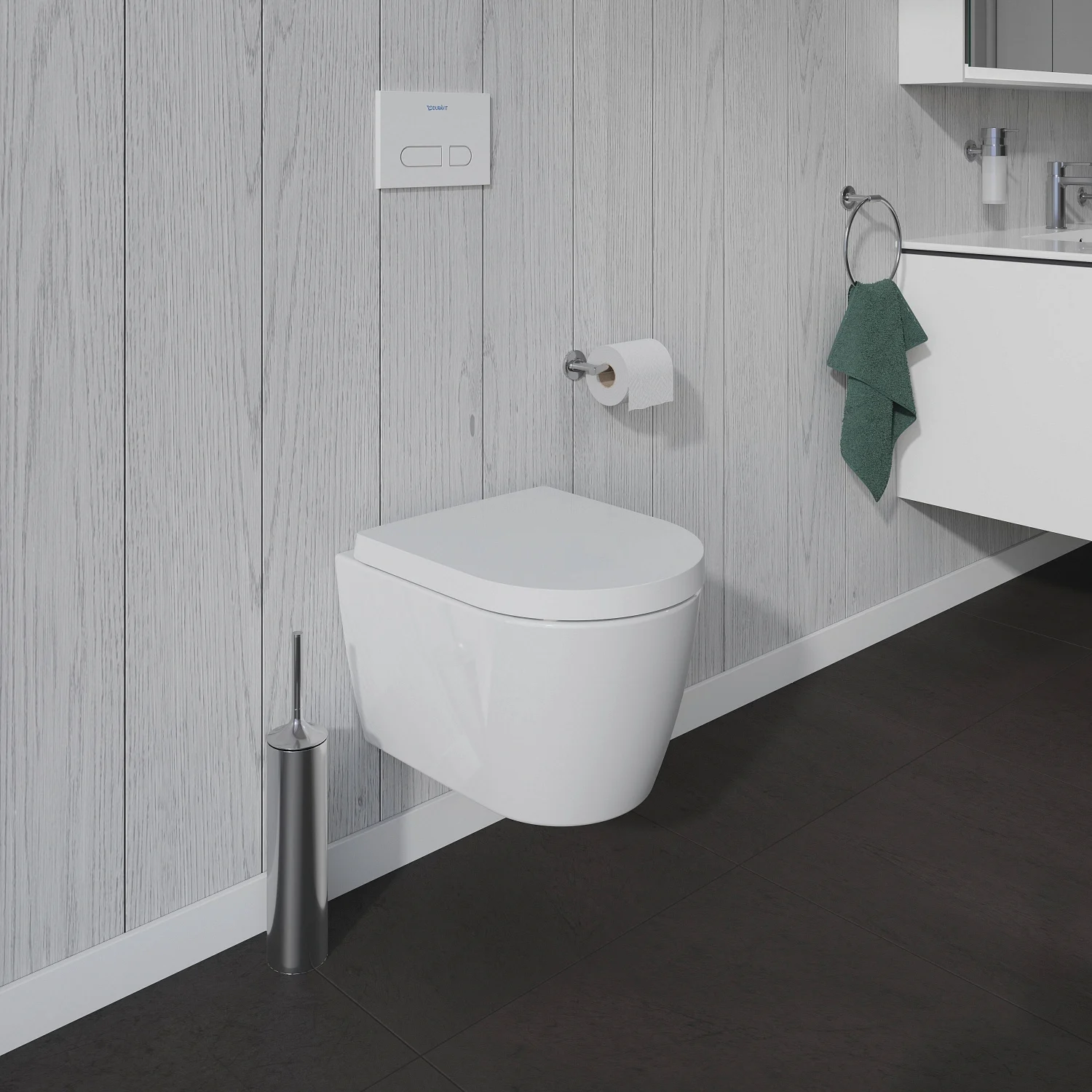 Duravit ME by Starck Wand-WC Compact Rimless Bild 4