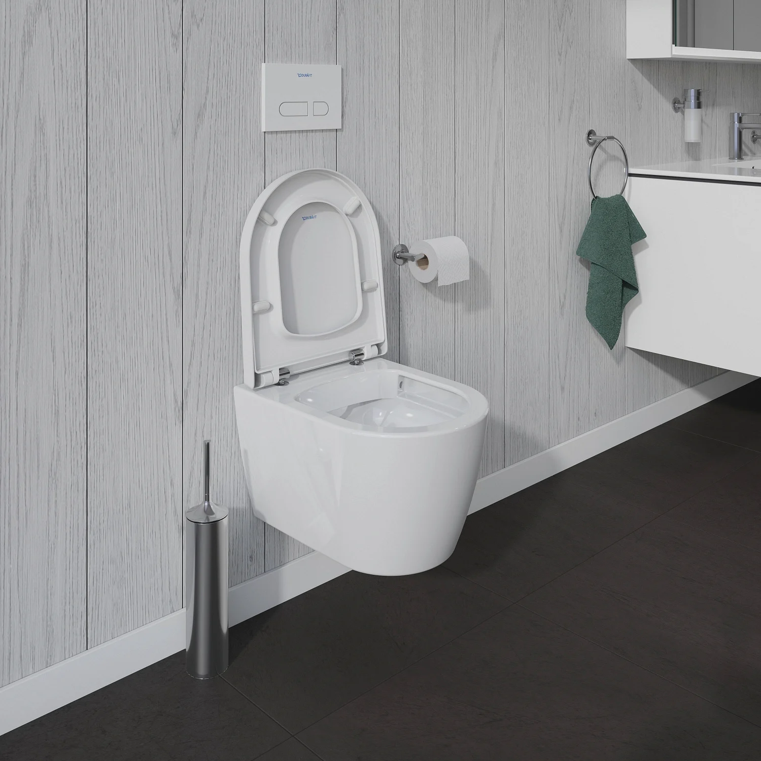 Duravit ME by Starck Wand-WC Compact Rimless Bild 9