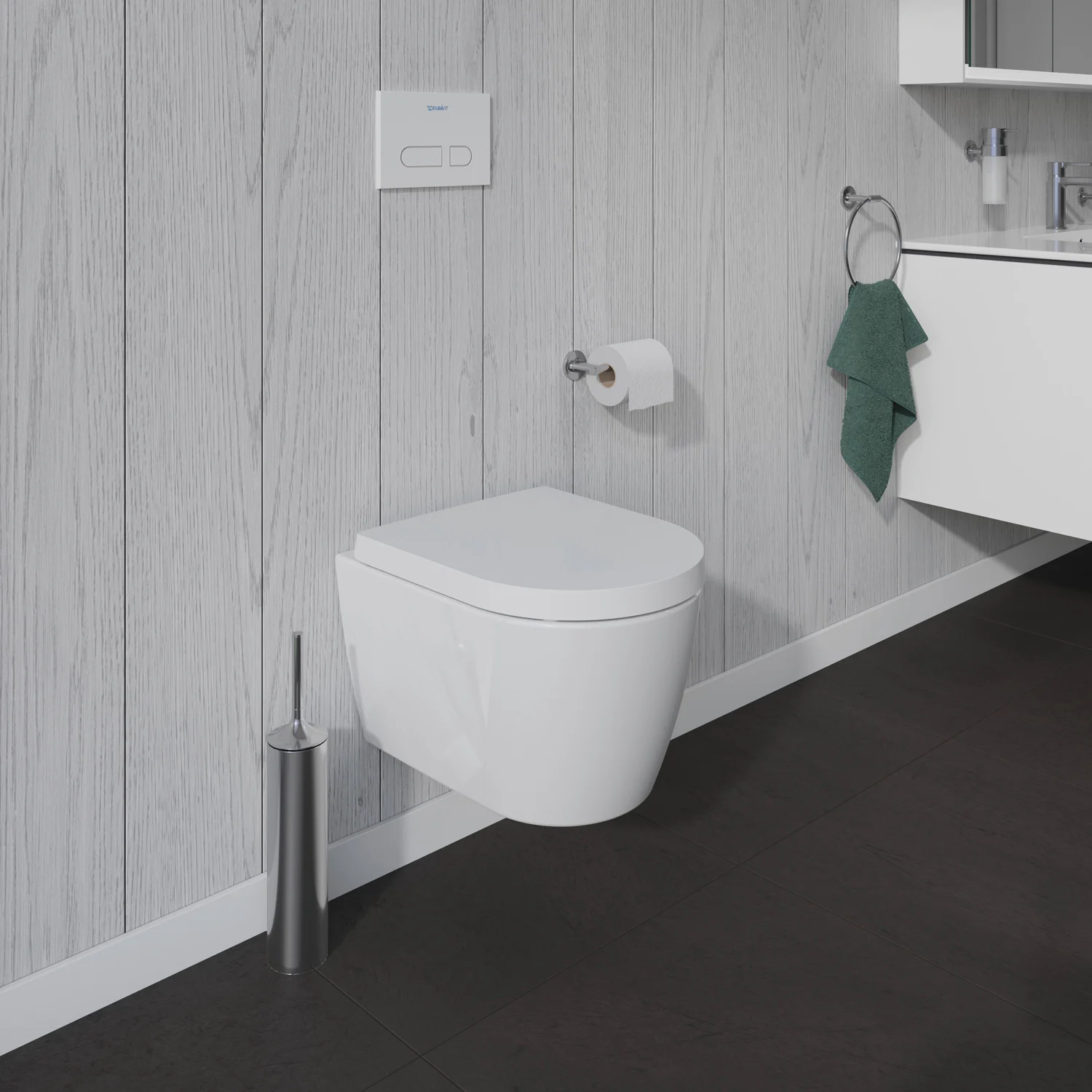 Duravit ME by Starck Wand-WC Compact Rimless Bild 10