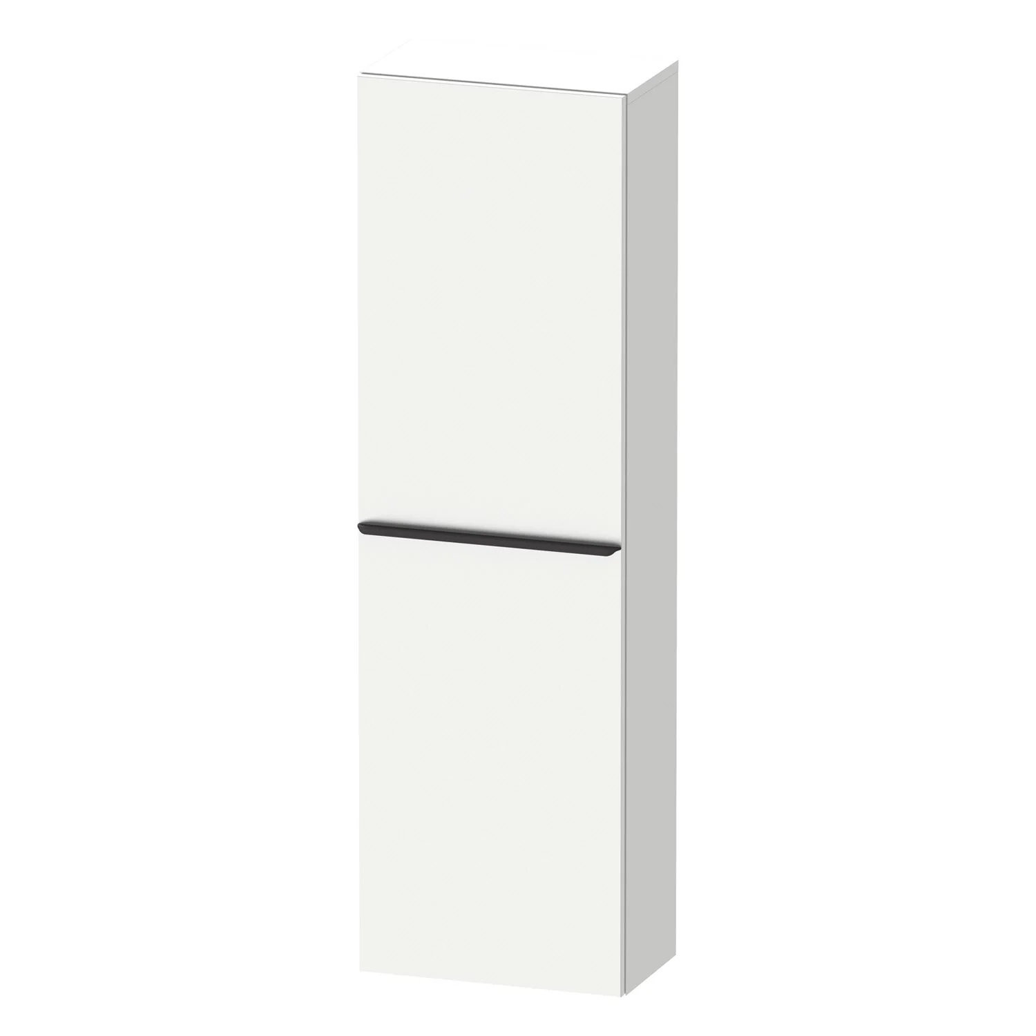 Duravit D-Neo Halbhochschrank 40 x 132 cm, 1 Tür Anschlag links, Griff diamantschwarz