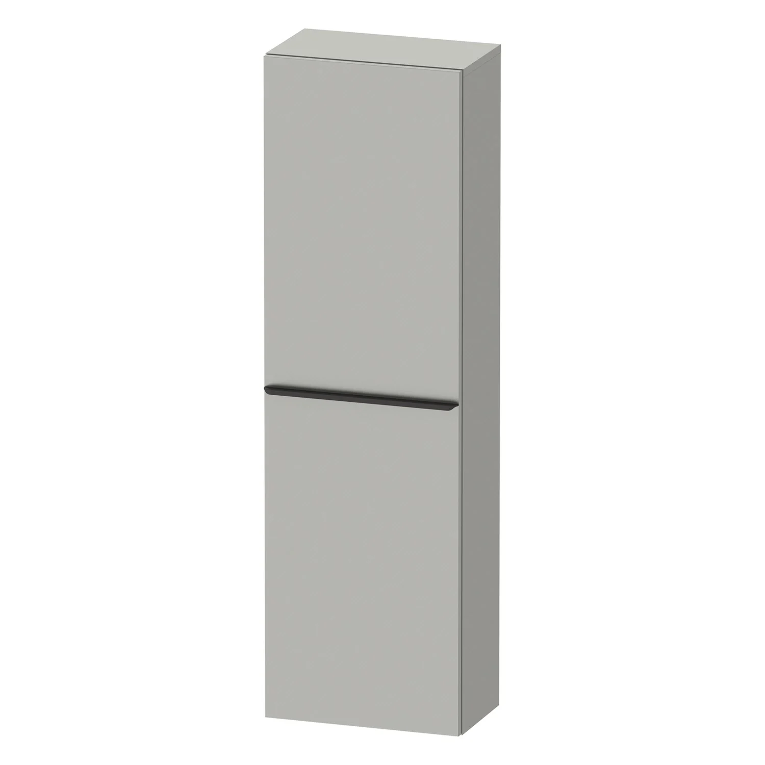 Duravit D-Neo Halbhochschrank 40 x 132 cm, 1 Tür Anschlag rechts, Griff diamantschwarz