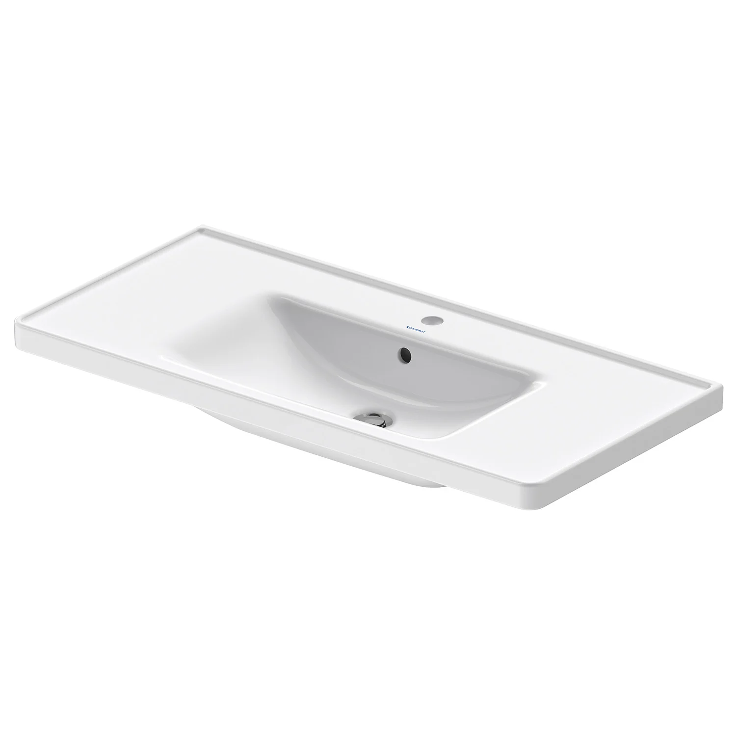 Duravit D-Neo Möbelwaschtisch 100,5 cm, mit 1 Hahnloch und Überlauf Bild 6