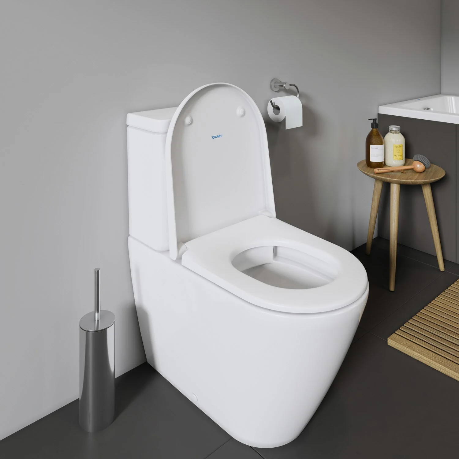 Duravit D-Neo Stand-WC Rimless für Kombination mit Aufsatzspülkasten Bild 4