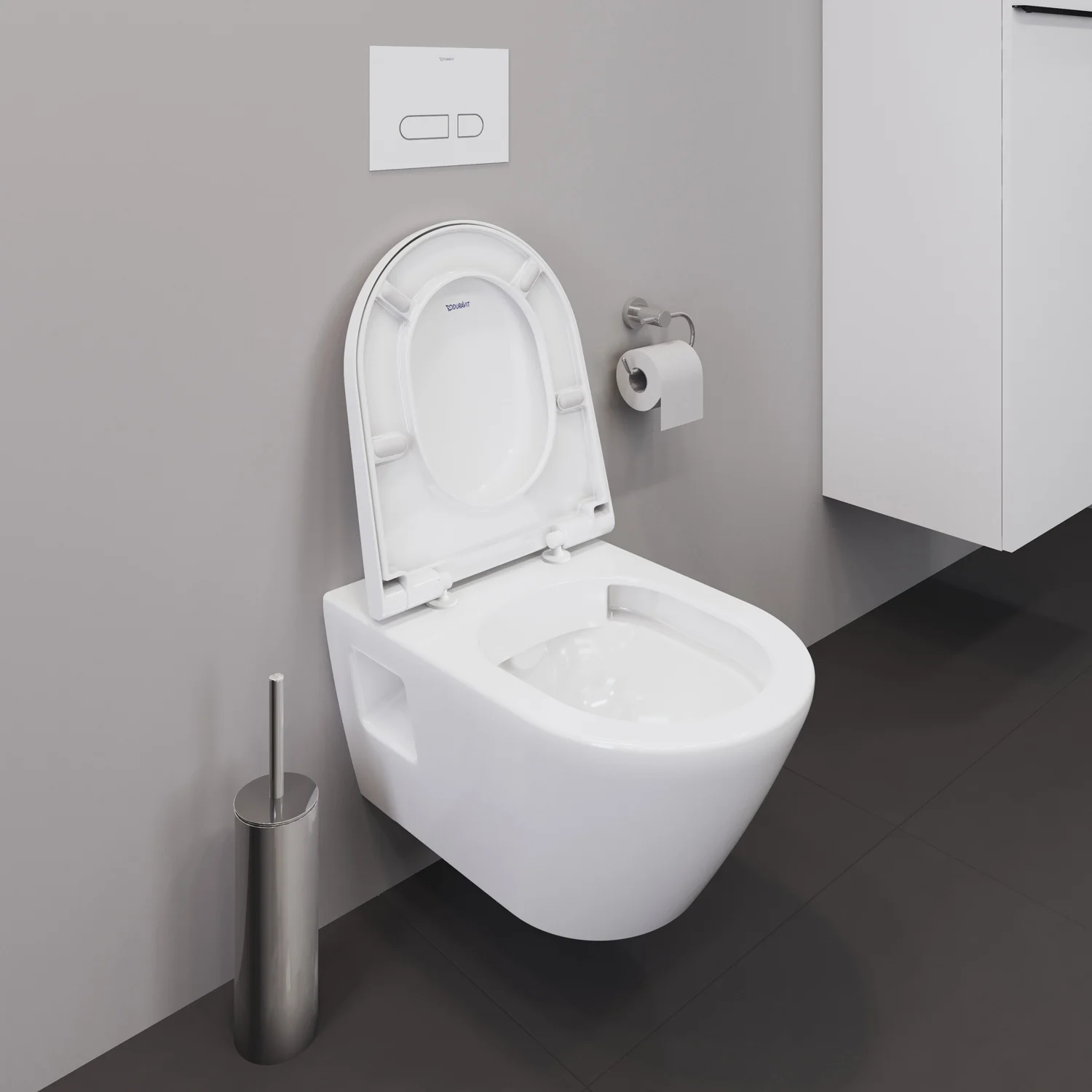 Duravit D-Neo Wand-WC Rimless, Tiefspüler Bild 2