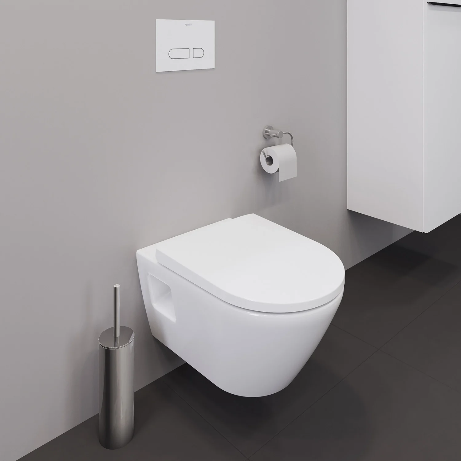 Duravit D-Neo Wand-WC Rimless, Tiefspüler Bild 4