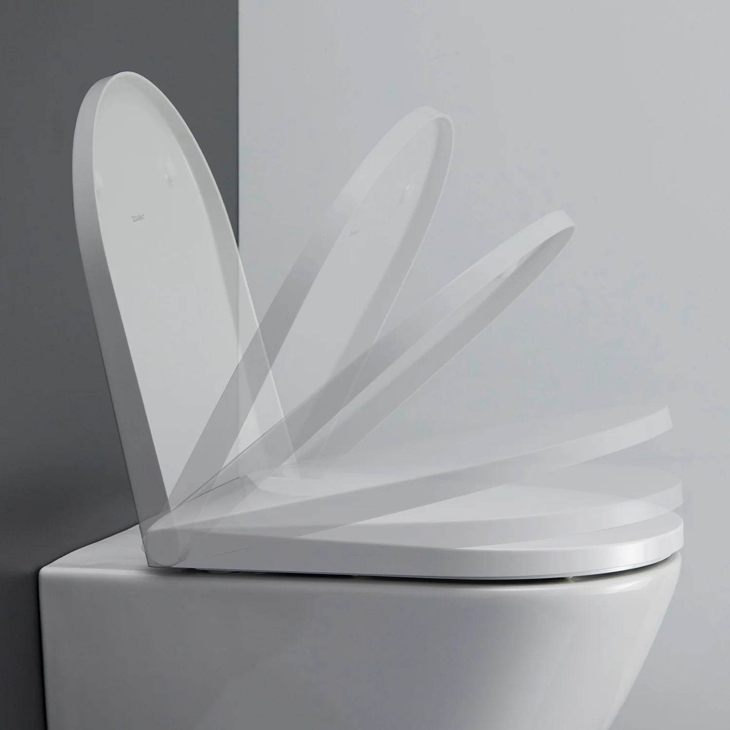 Duravit D-Neo Wand-WC-Set Rimless, Tiefspüler, mit Durafix Bild 9