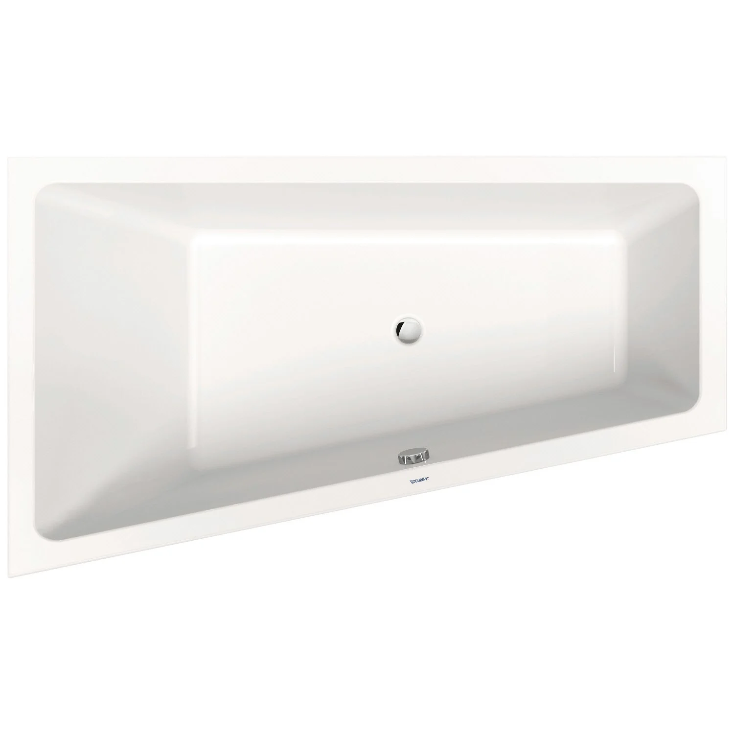 Duravit No. 1 Trapez-Badewanne 170 x 100 cm mit 1 Rückenschräge links Bild 2