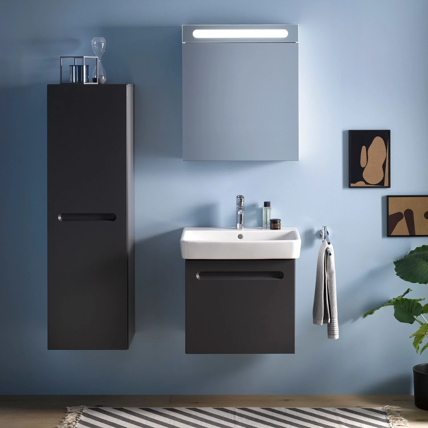 Duravit No. 1 Möbelwaschtisch 60 cm, mit 1 Hahnloch und Überlauf Bild 3