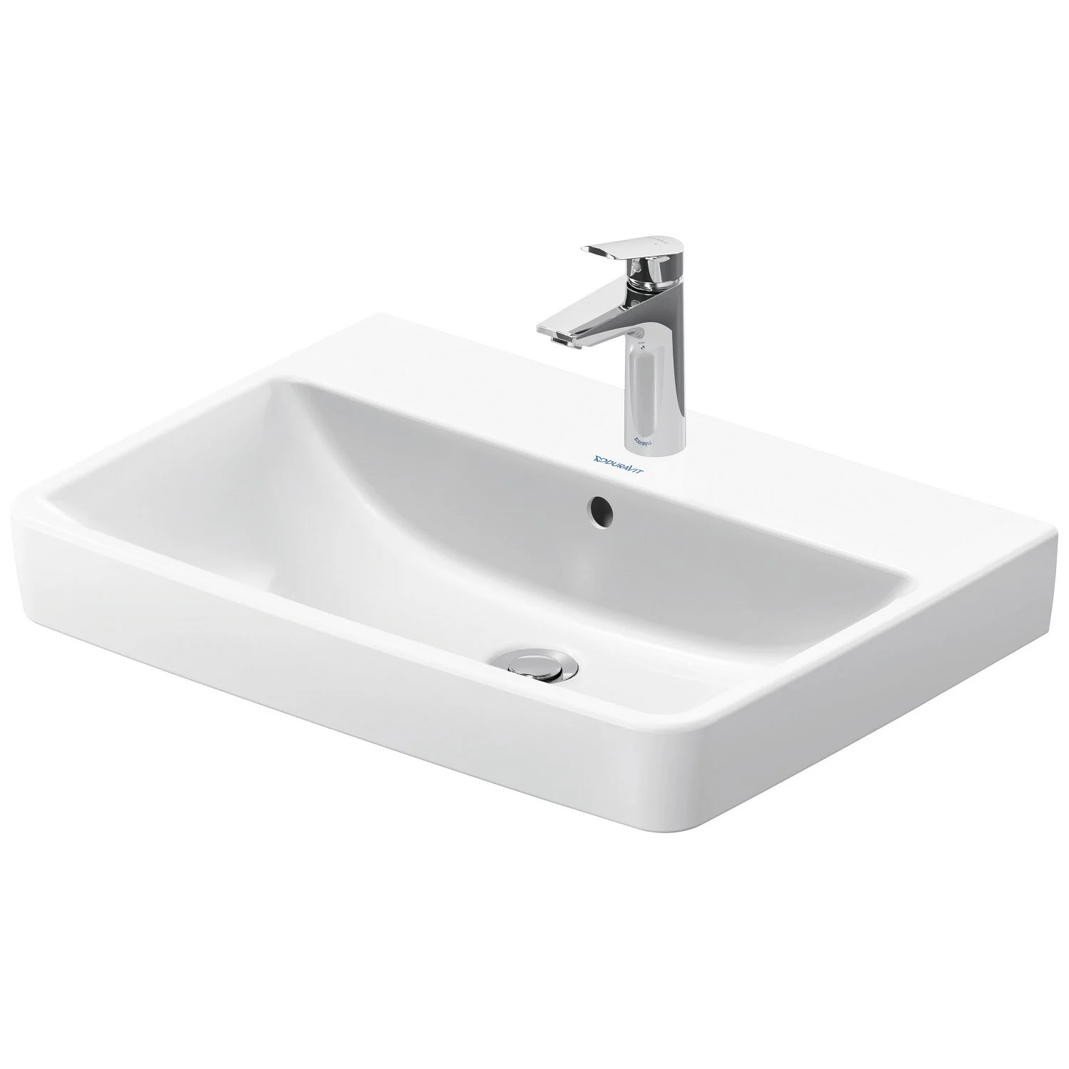 Duravit No. 1 Möbelwaschtisch 65 cm, mit 1 Hahnloch und Überlauf Bild 2