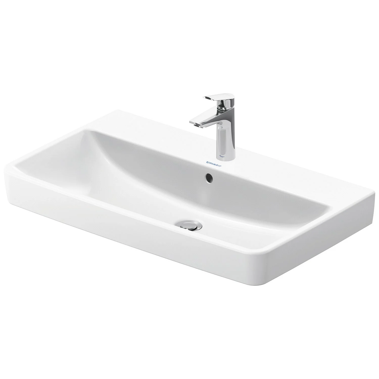Duravit No. 1 Möbelwaschtisch 80 cm, mit 1 Hahnloch und Überlauf Bild 2