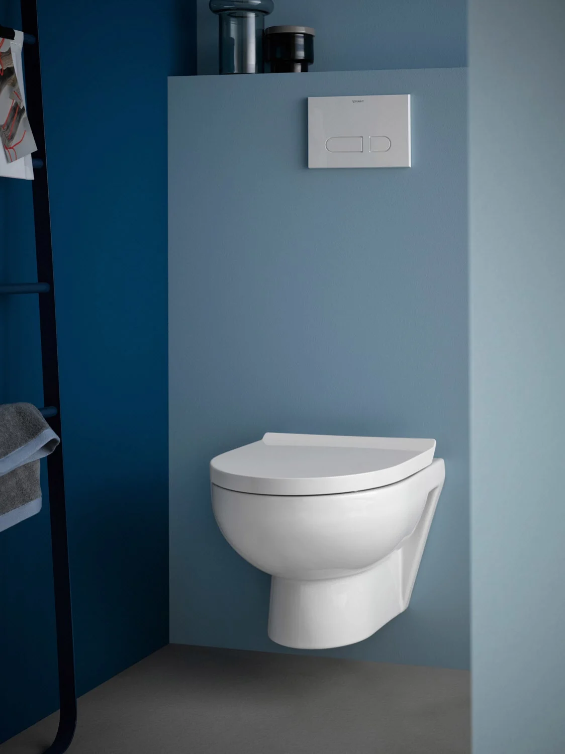 Toaleta podwieszana w nowoczesnej łazience, Duravit