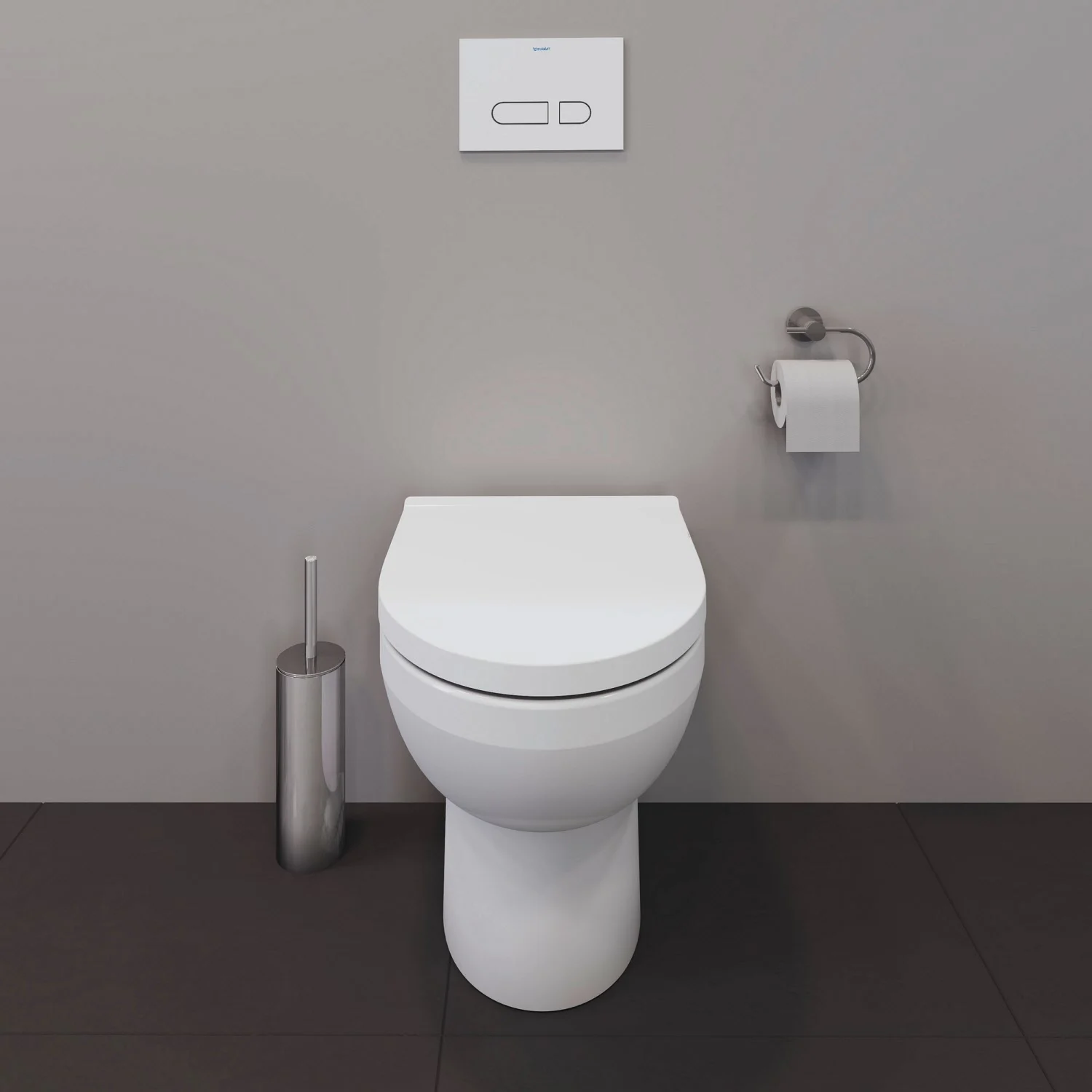Duravit No. 1 Stand-WC Rimless, Abgang waagerecht Bild 7