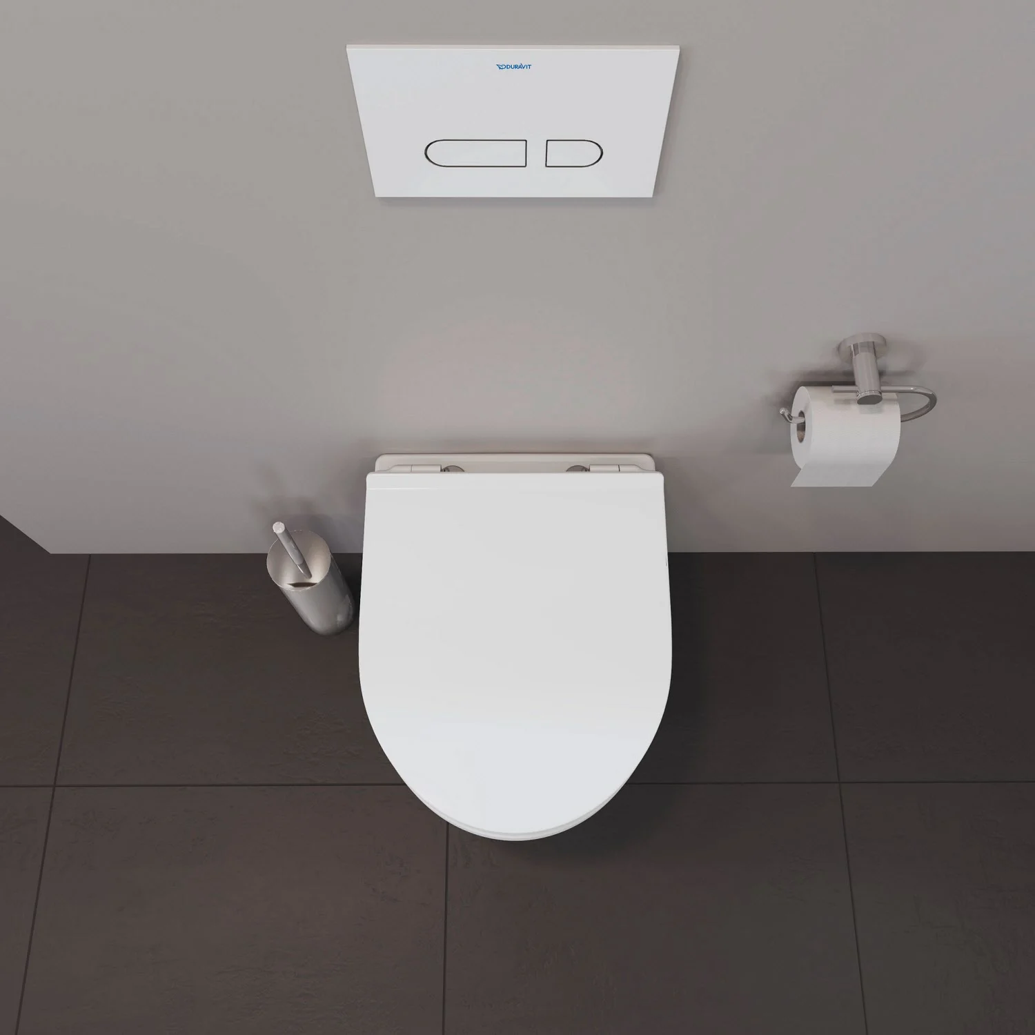 Duravit No. 1 Stand-WC Rimless, Abgang waagerecht Bild 8