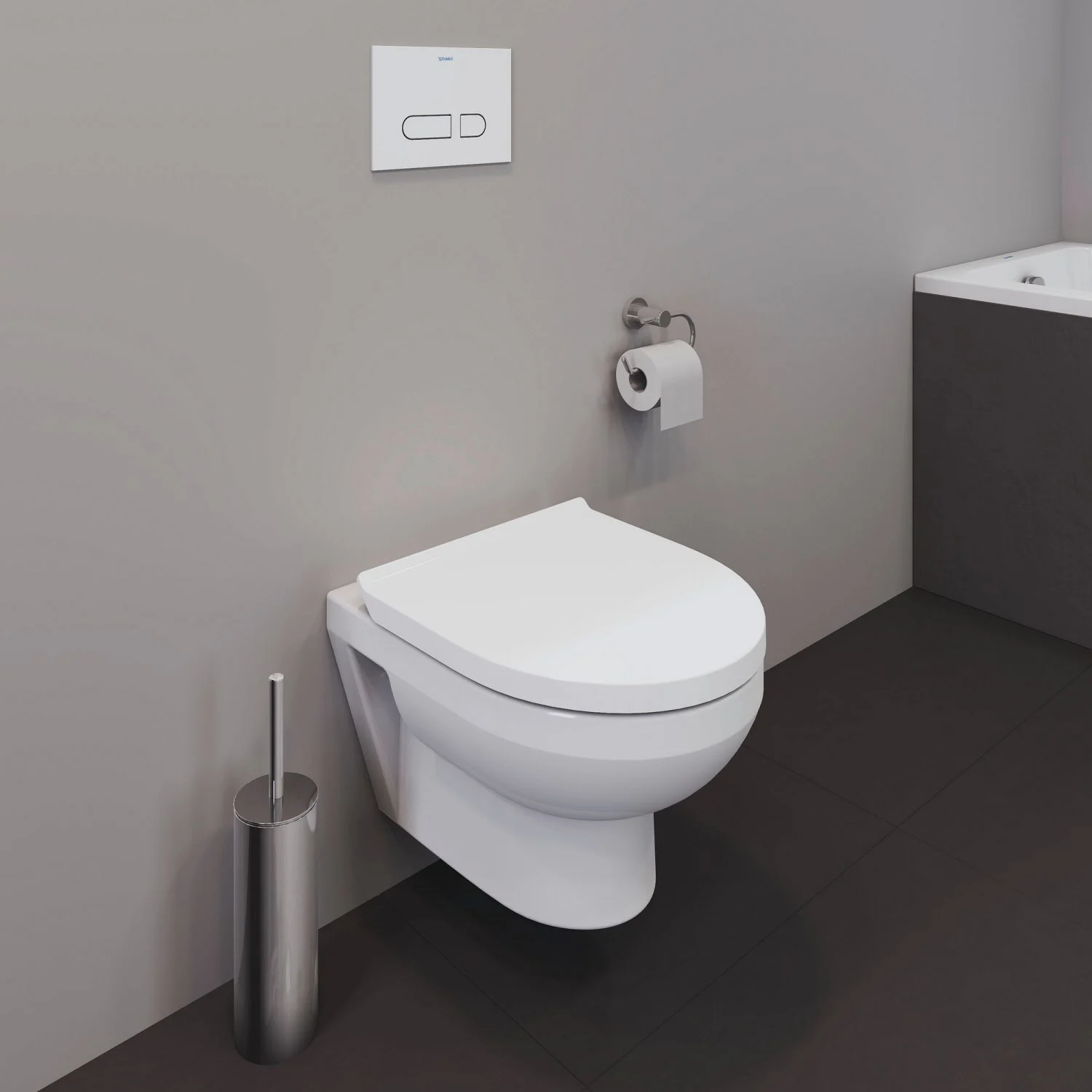 Duravit No. 1 Wand-WC Compact, Rimless Bild 3