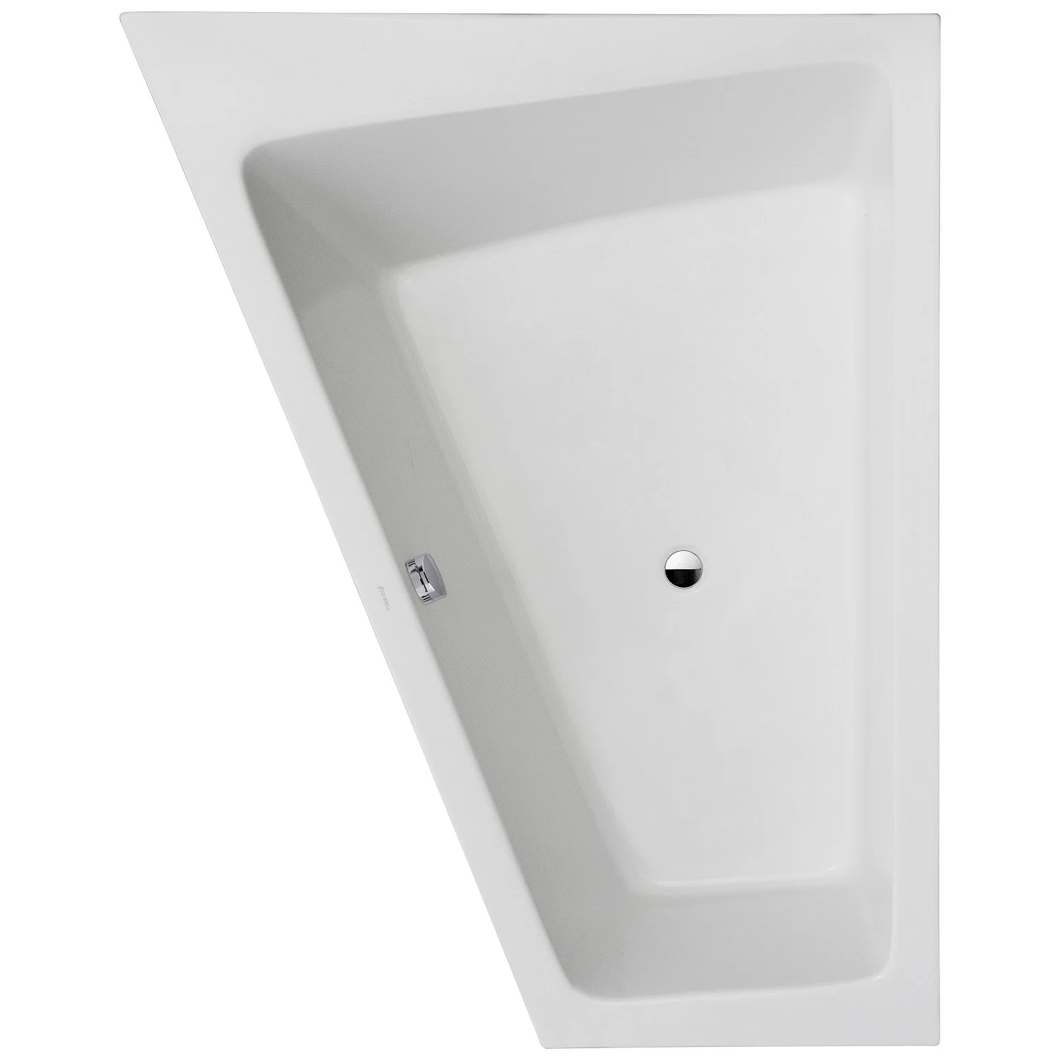 Biała wanna widok z góry, Duravit