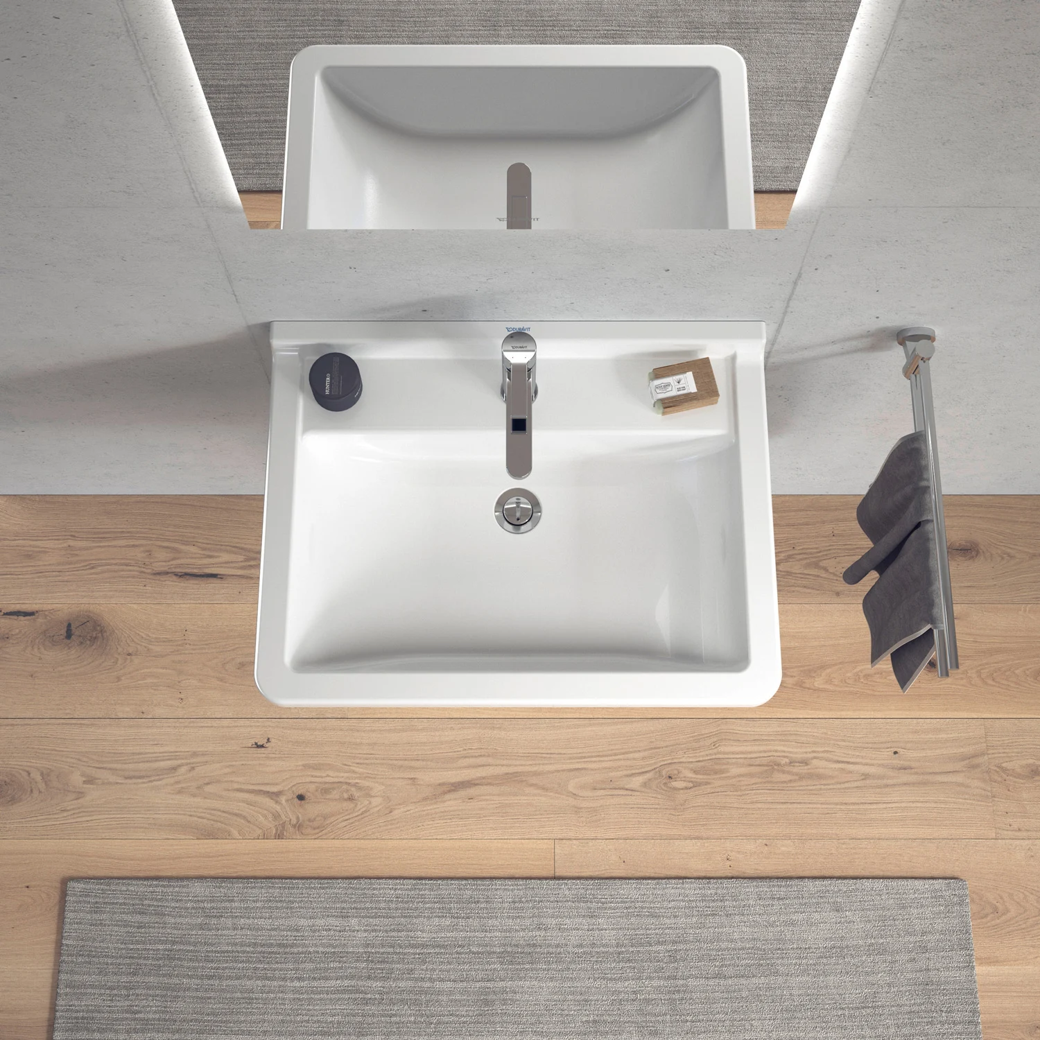 Duravit Starck 3 Waschtisch 65 cm mit 1 Hahnloch Bild 6