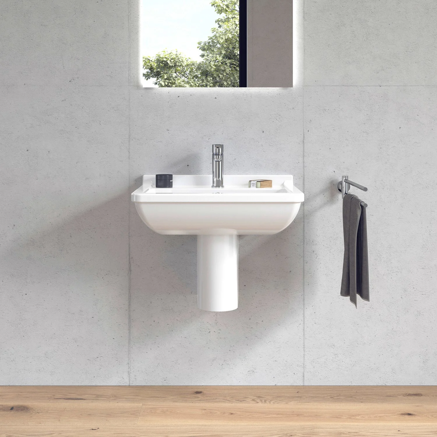 Duravit Starck 3 Waschtisch 60 cm mit 1 Hahnloch Bild 7