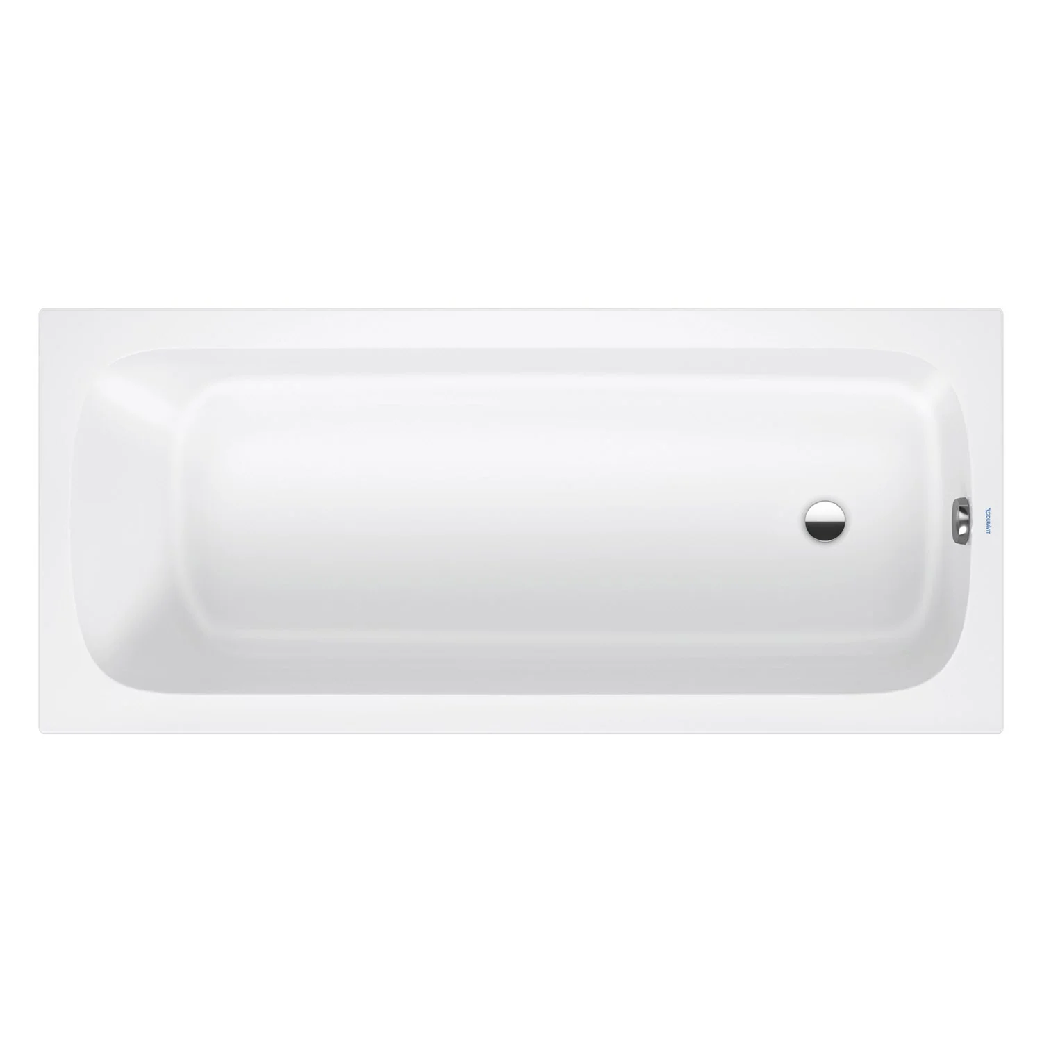 Biała wanna widok z góry, Duravit