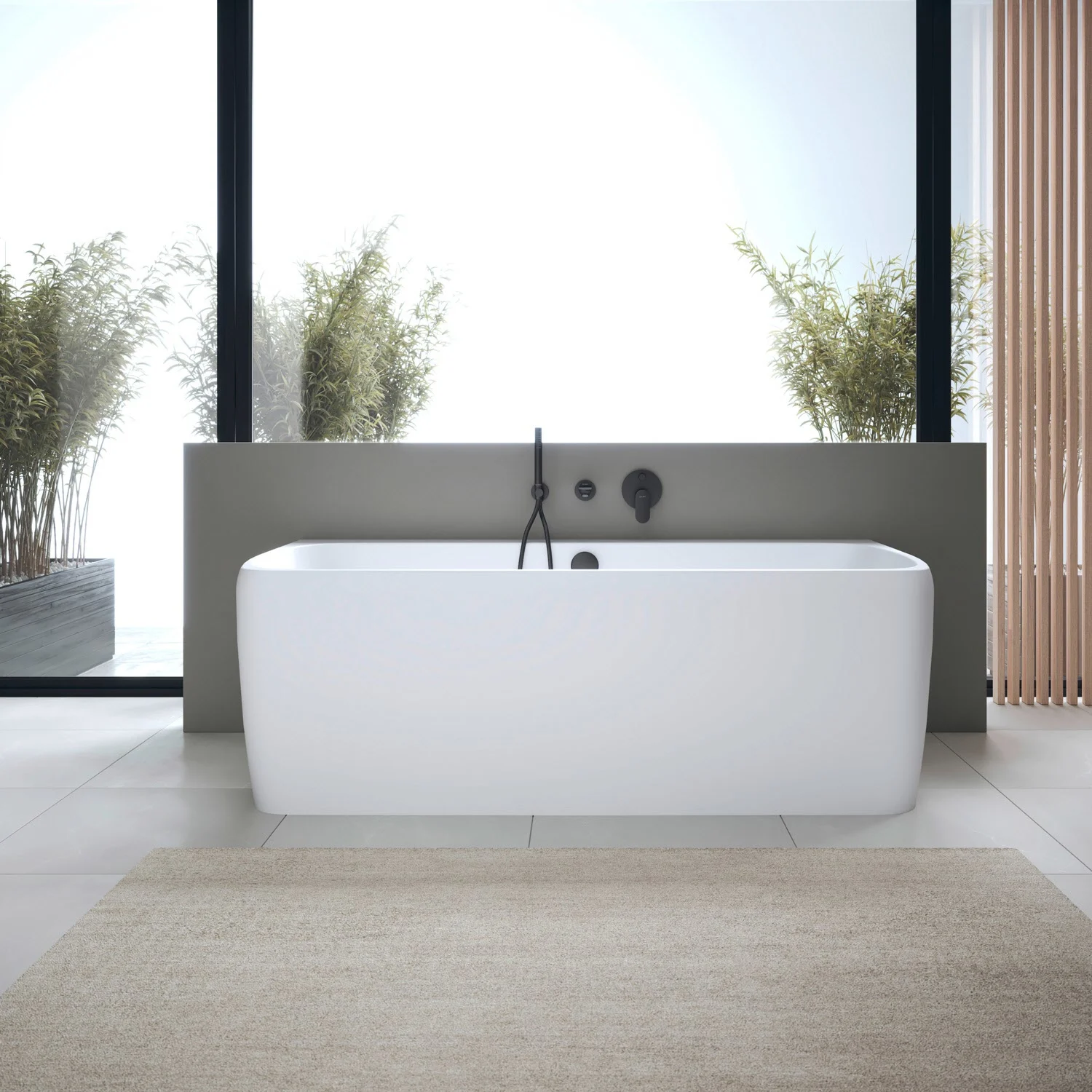 Duravit Collection One Rechteck-Badewanne 180 x 80 cm, Vorwandversion Bild 3