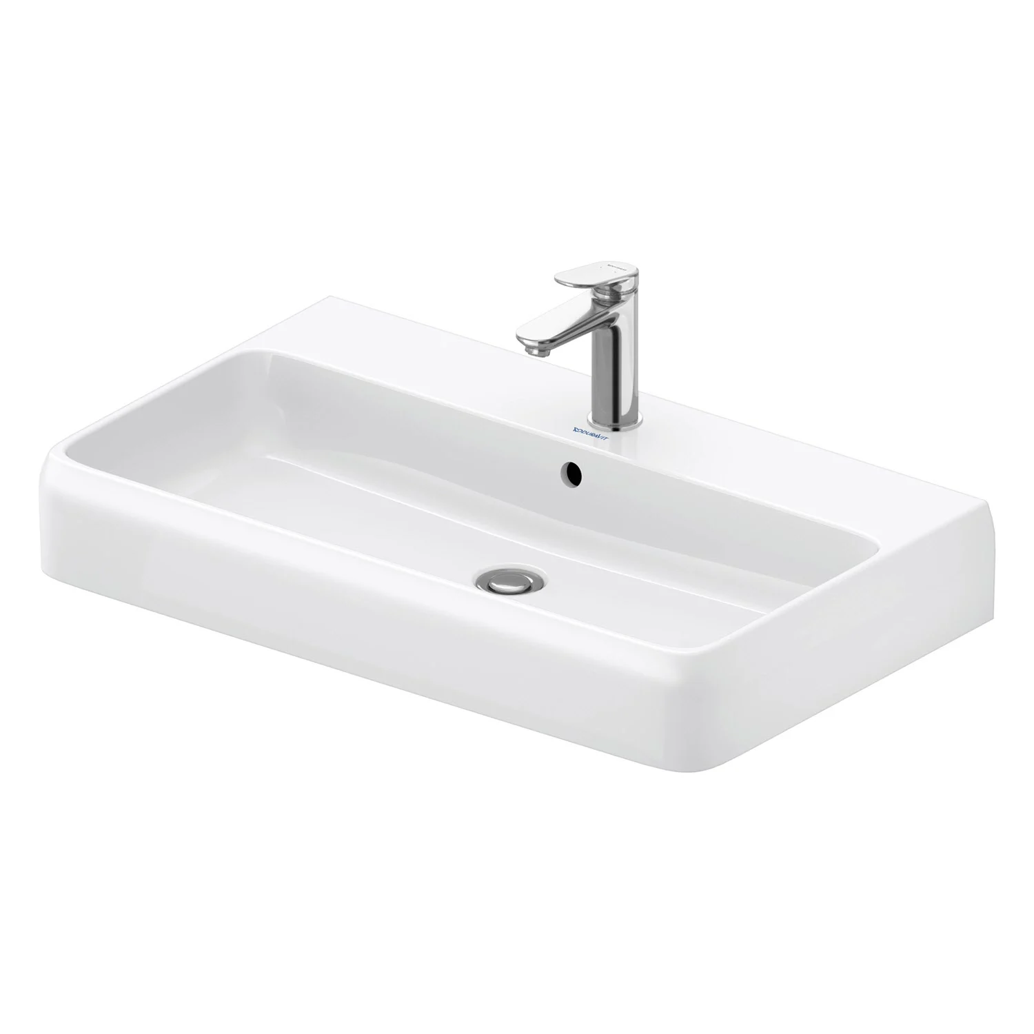 Duravit Qatego Waschtisch 80 x 47 cm, 1 Hahnloch Bild 2