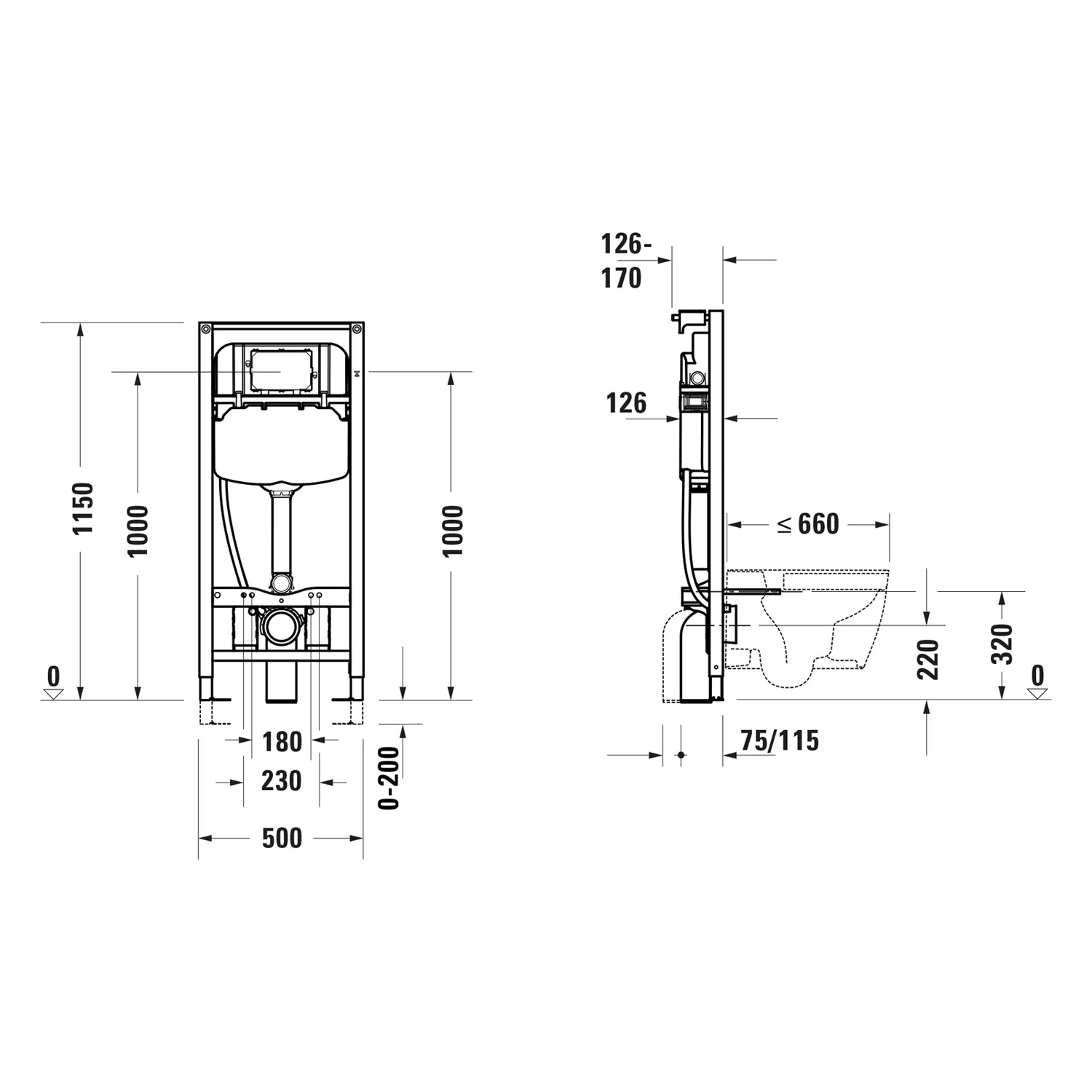 Duravit SensoWash Starck f Lite Kompact Dusch-WC Komplett-Set Bild 6