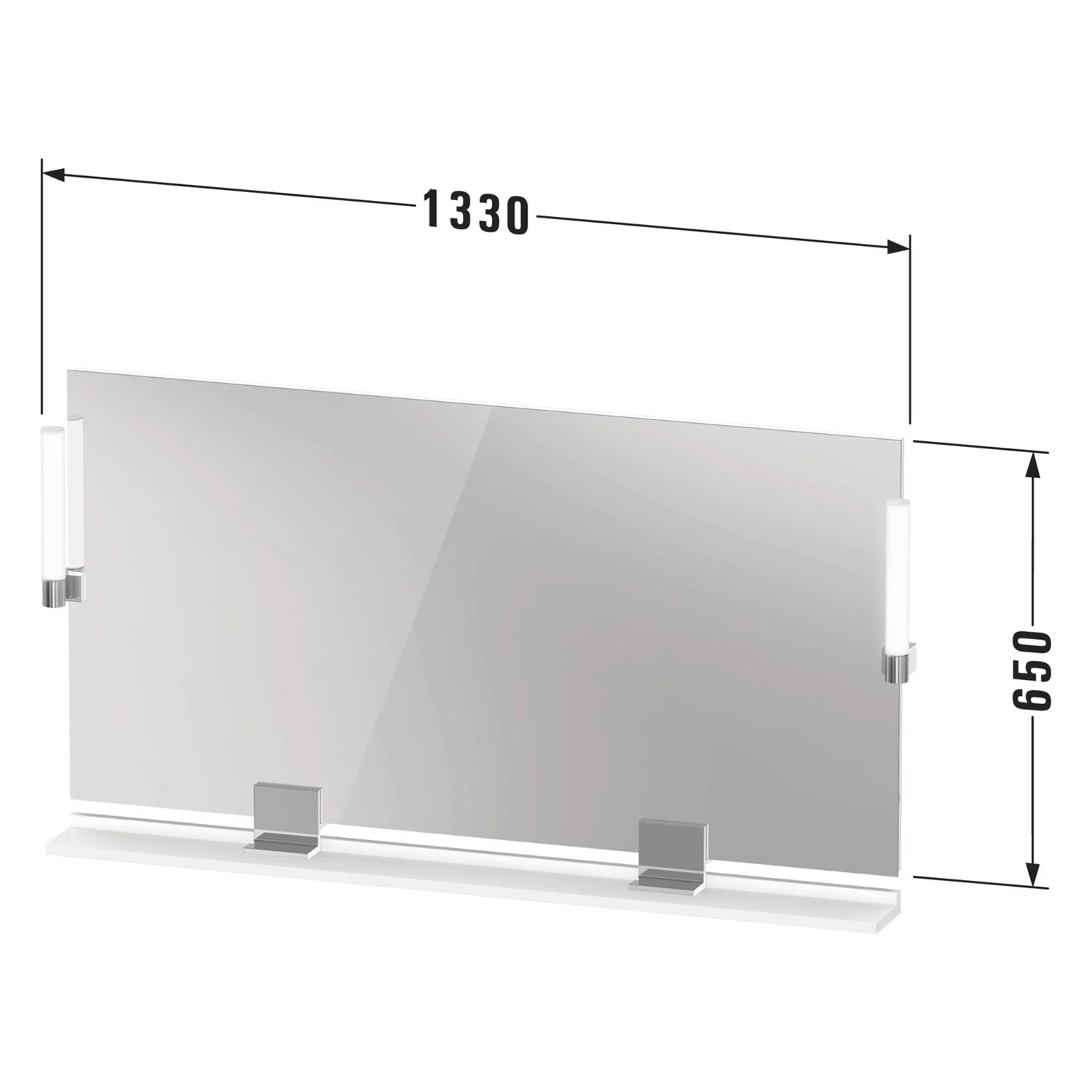 Duravit Sivida Spiegel 133 x 65 cm Bild 2