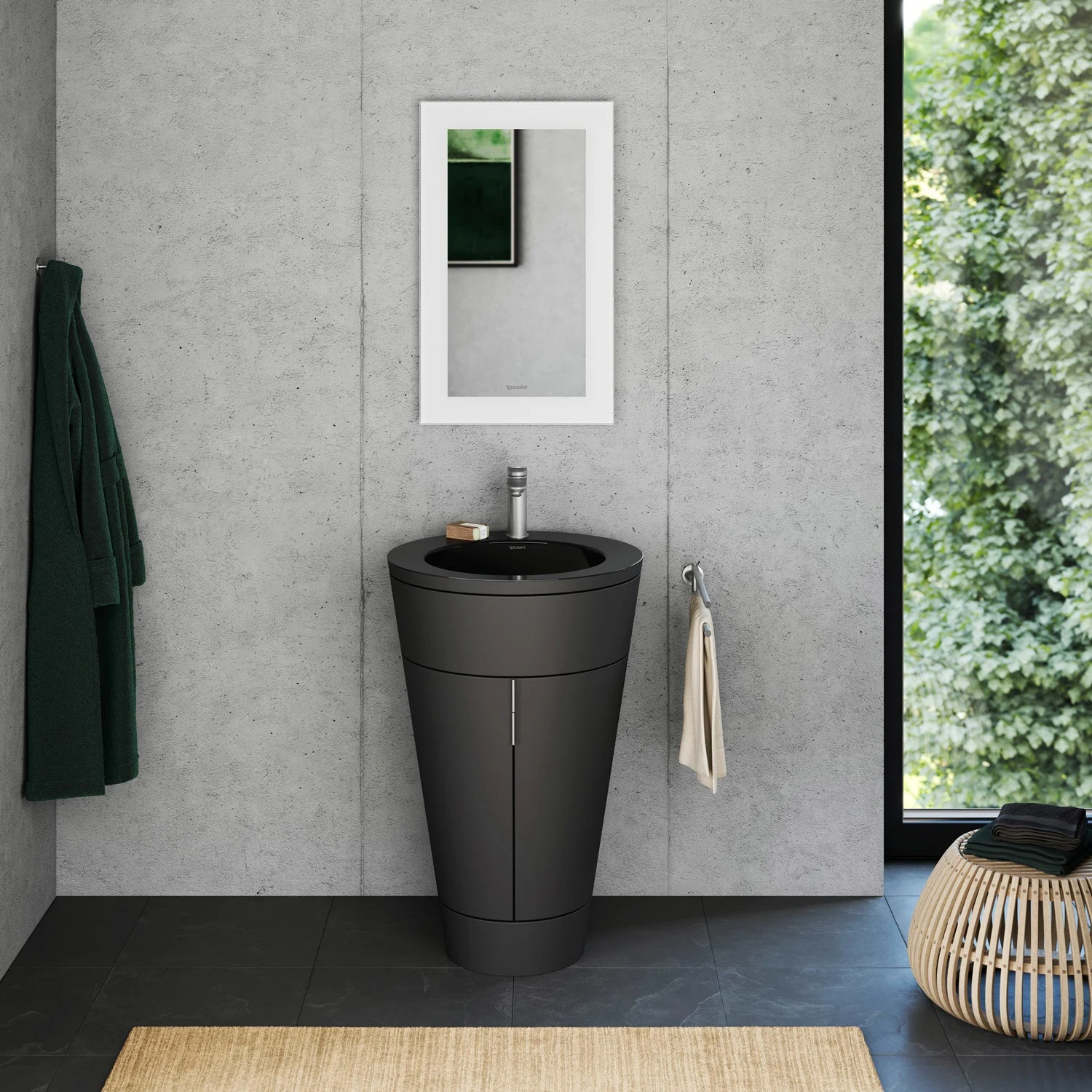 Umywalka z szafką w łazience, Duravit