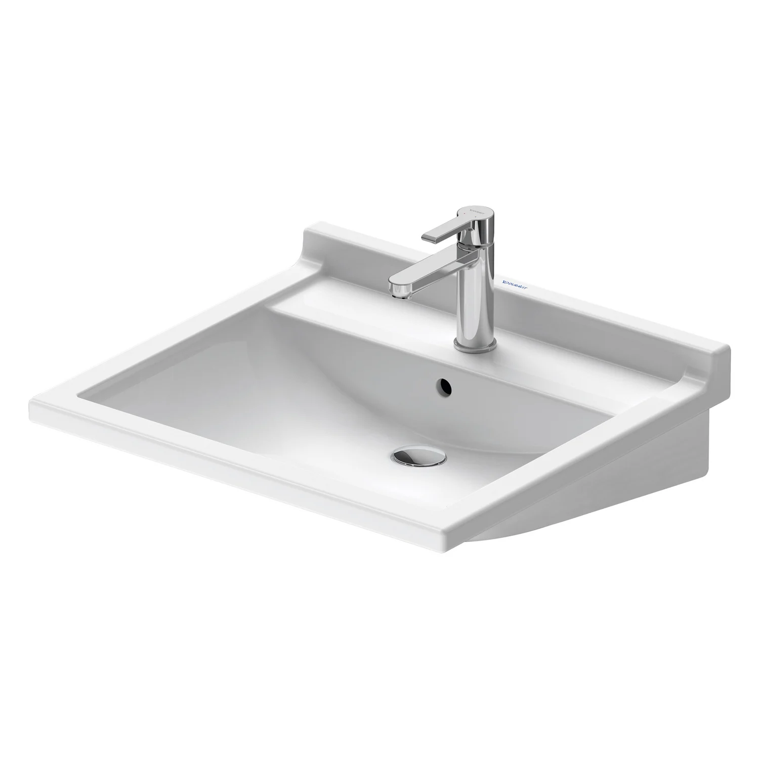 Duravit Starck 3 Waschtisch Vital 60 cm mit 1 Hahnloch