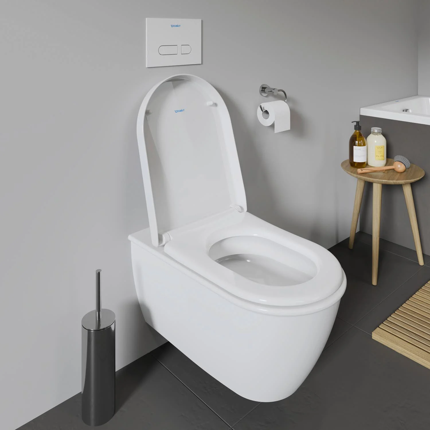 Toaleta z siedziskiem soft-close w łazience, Duravit