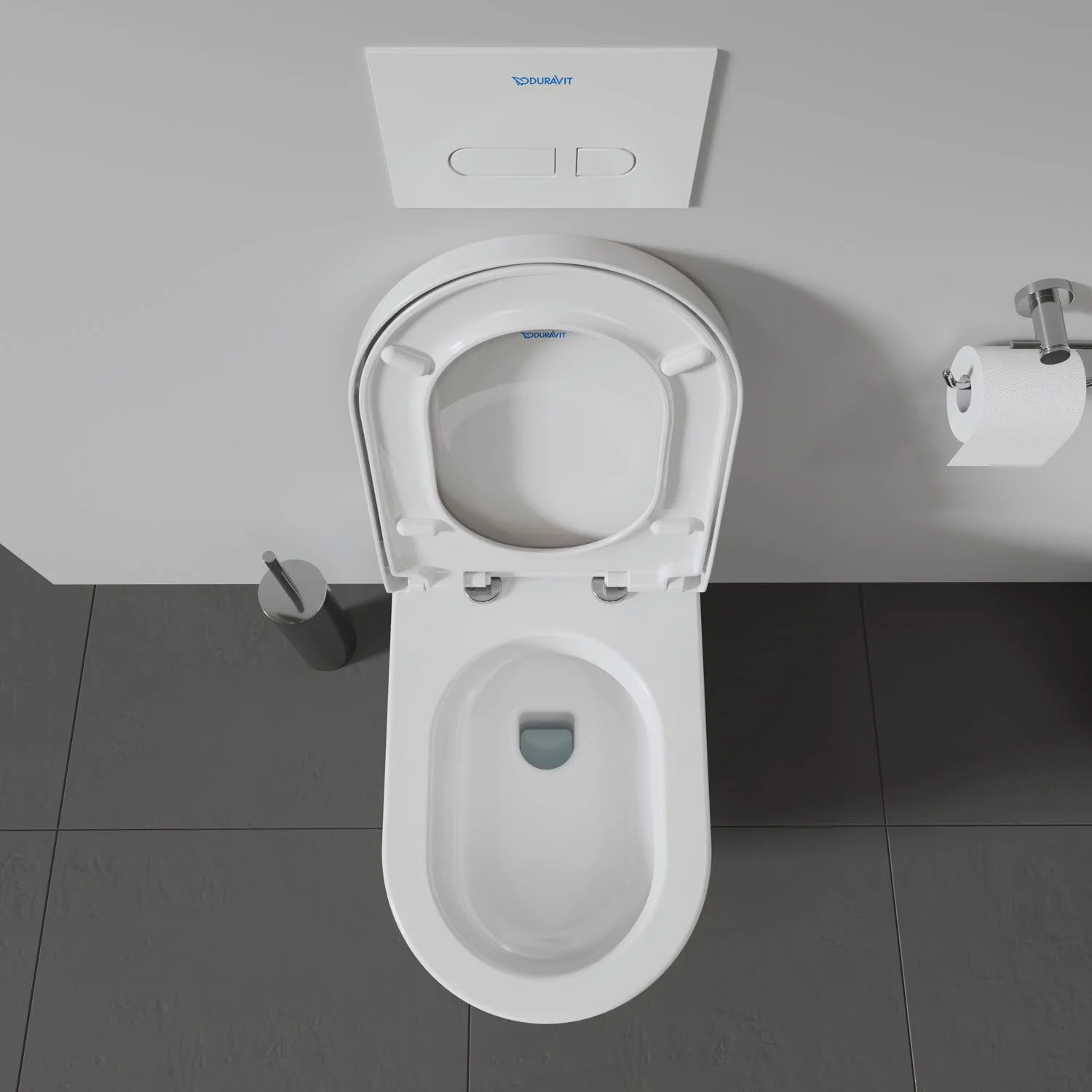 Toaleta z siedziskiem soft-close widok z góry, Duravit