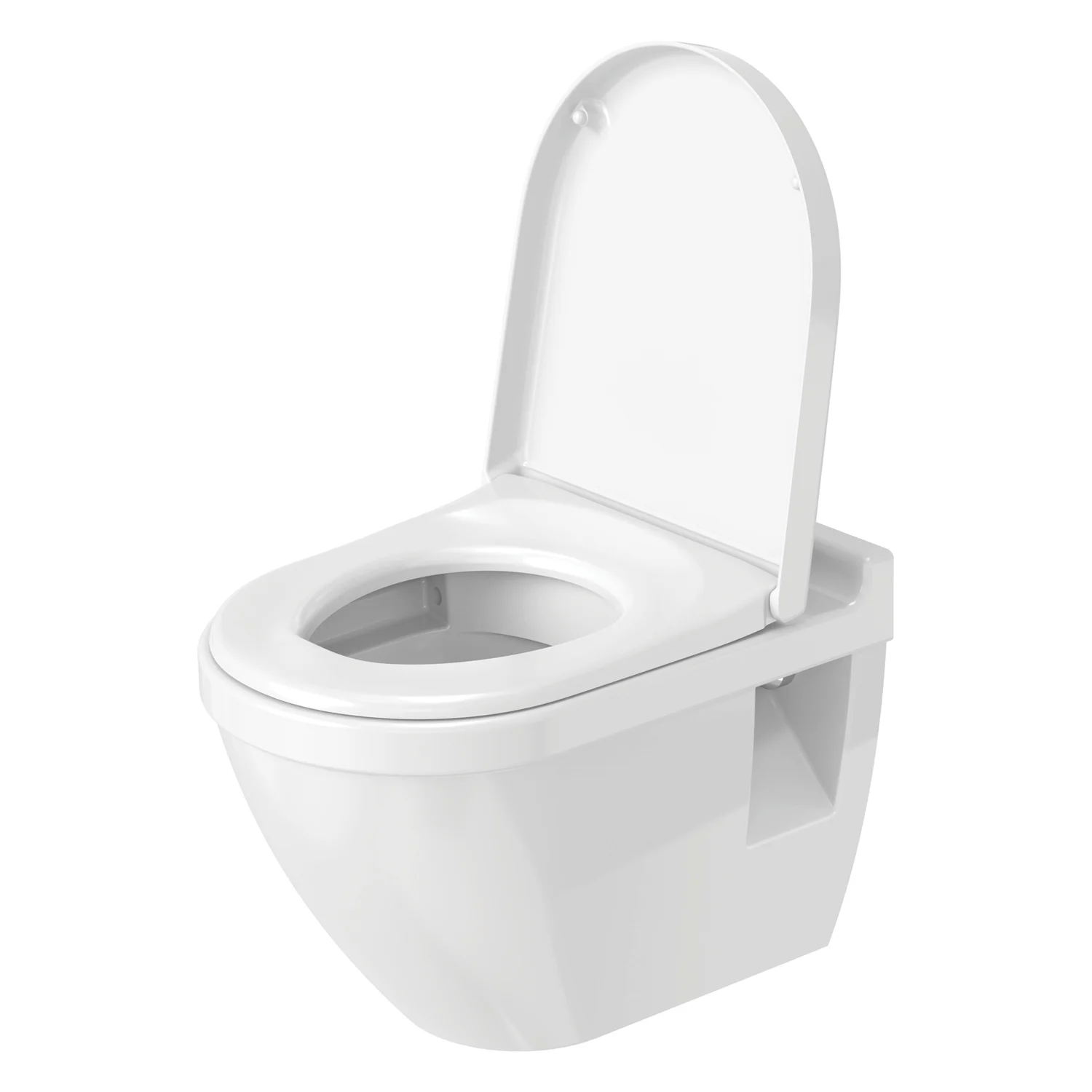 Toaleta podwieszana w widoku bocznym, Duravit