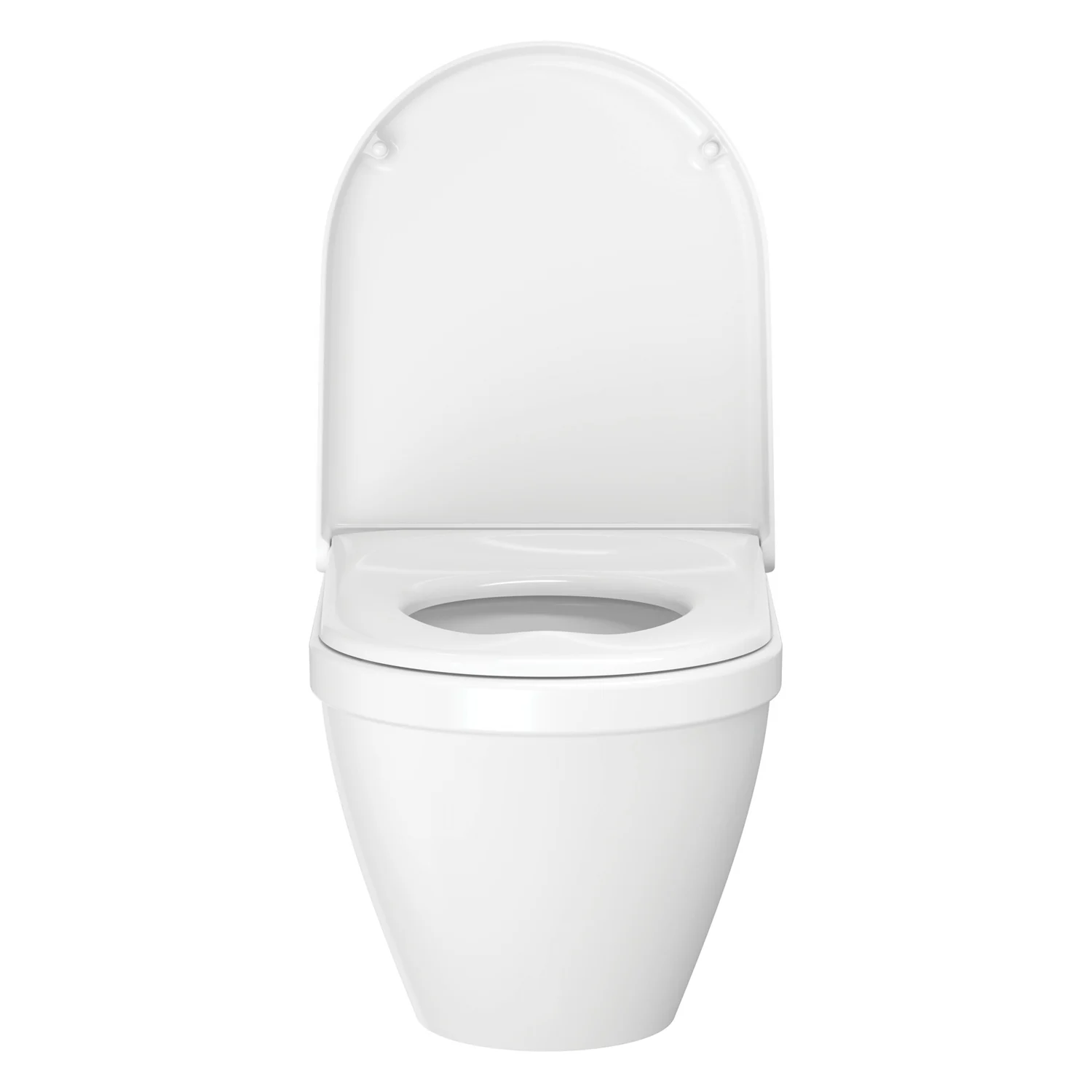 Toaleta podwieszana w widoku z przodu, Duravit