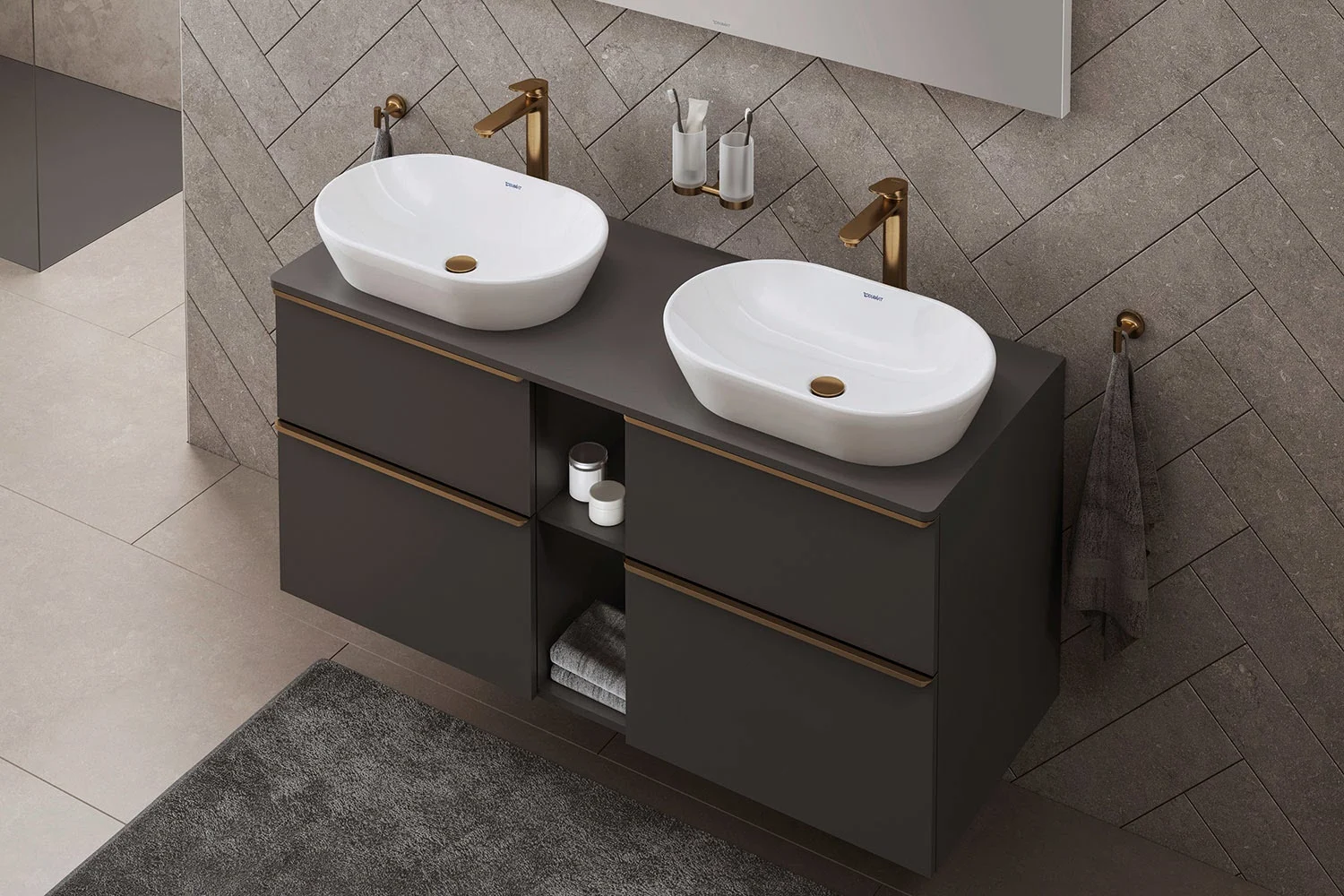 Duravit Starck T Zahnputzbecher doppelt Bild 2