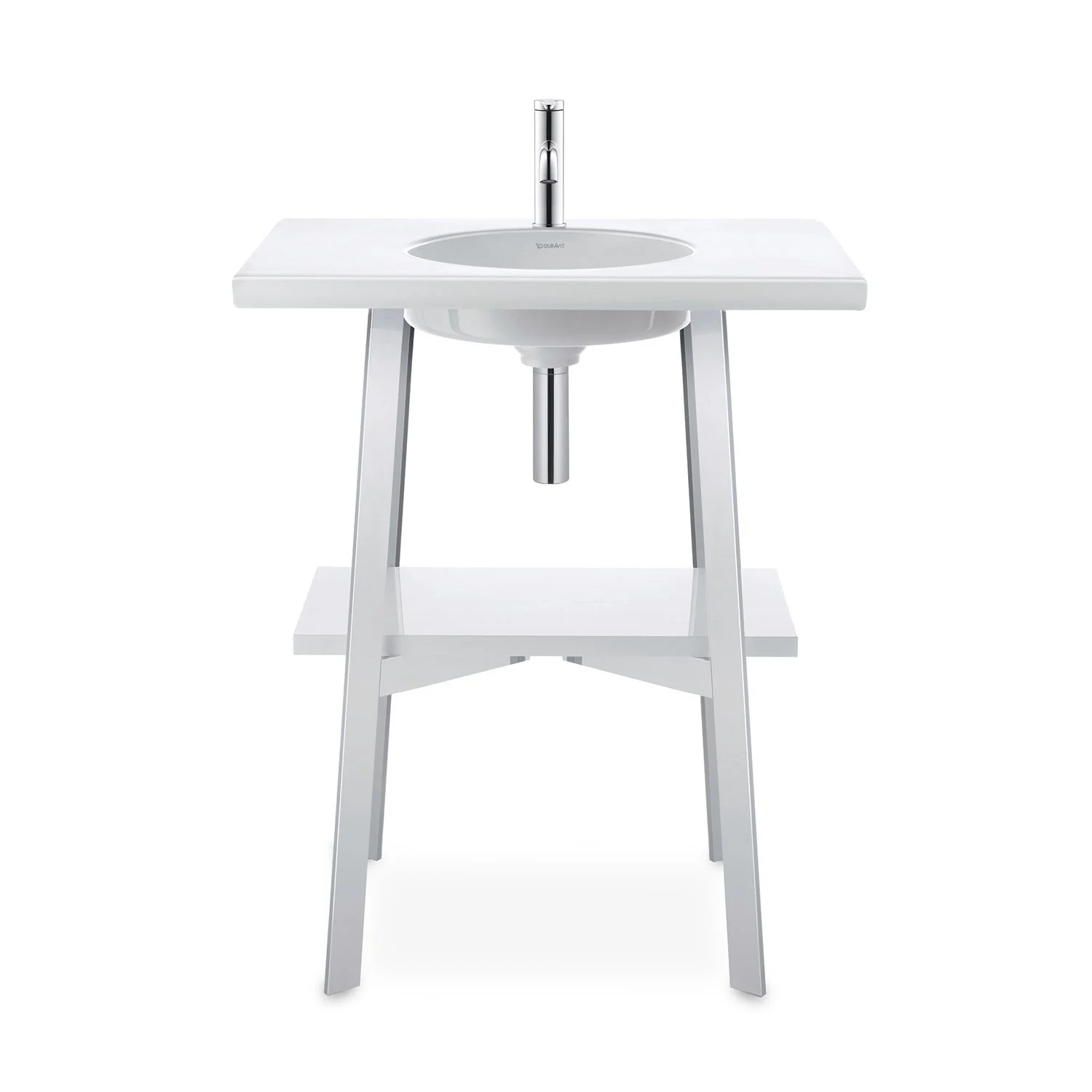 Umywalka z baterią z przodu, Duravit