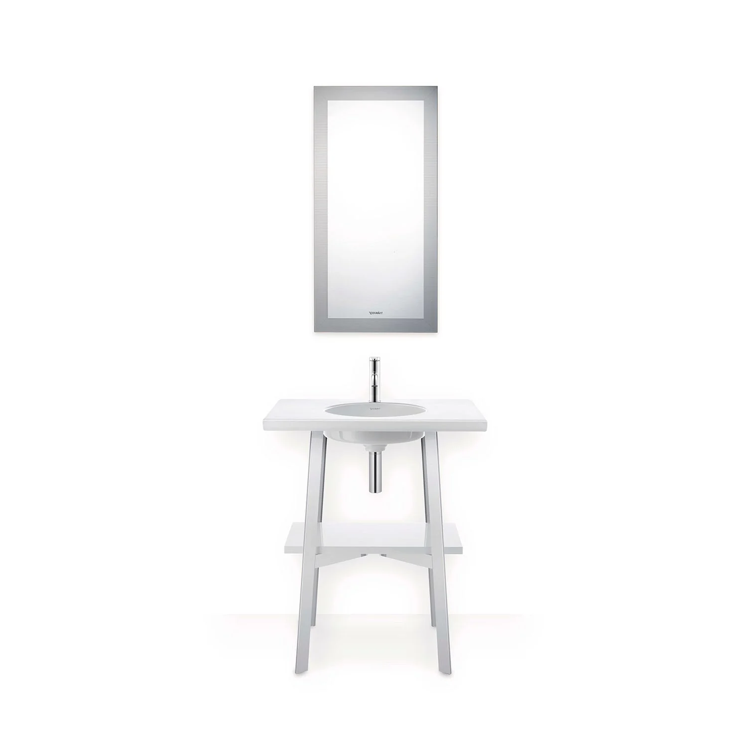 Umywalka z lustrem w łazience, Duravit