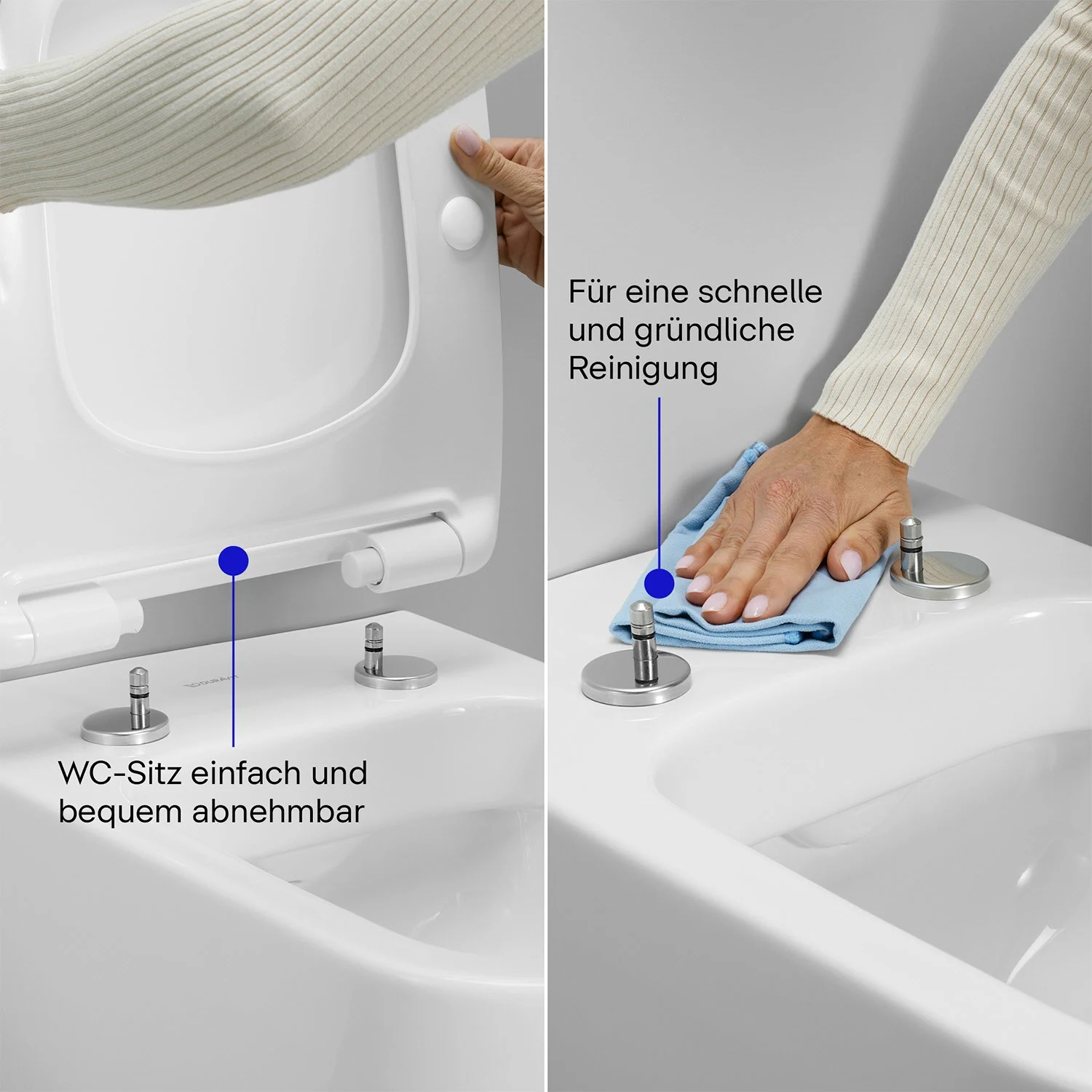Duravit Universal WC-Sitz oval mit Absenkautomatik Bild 6